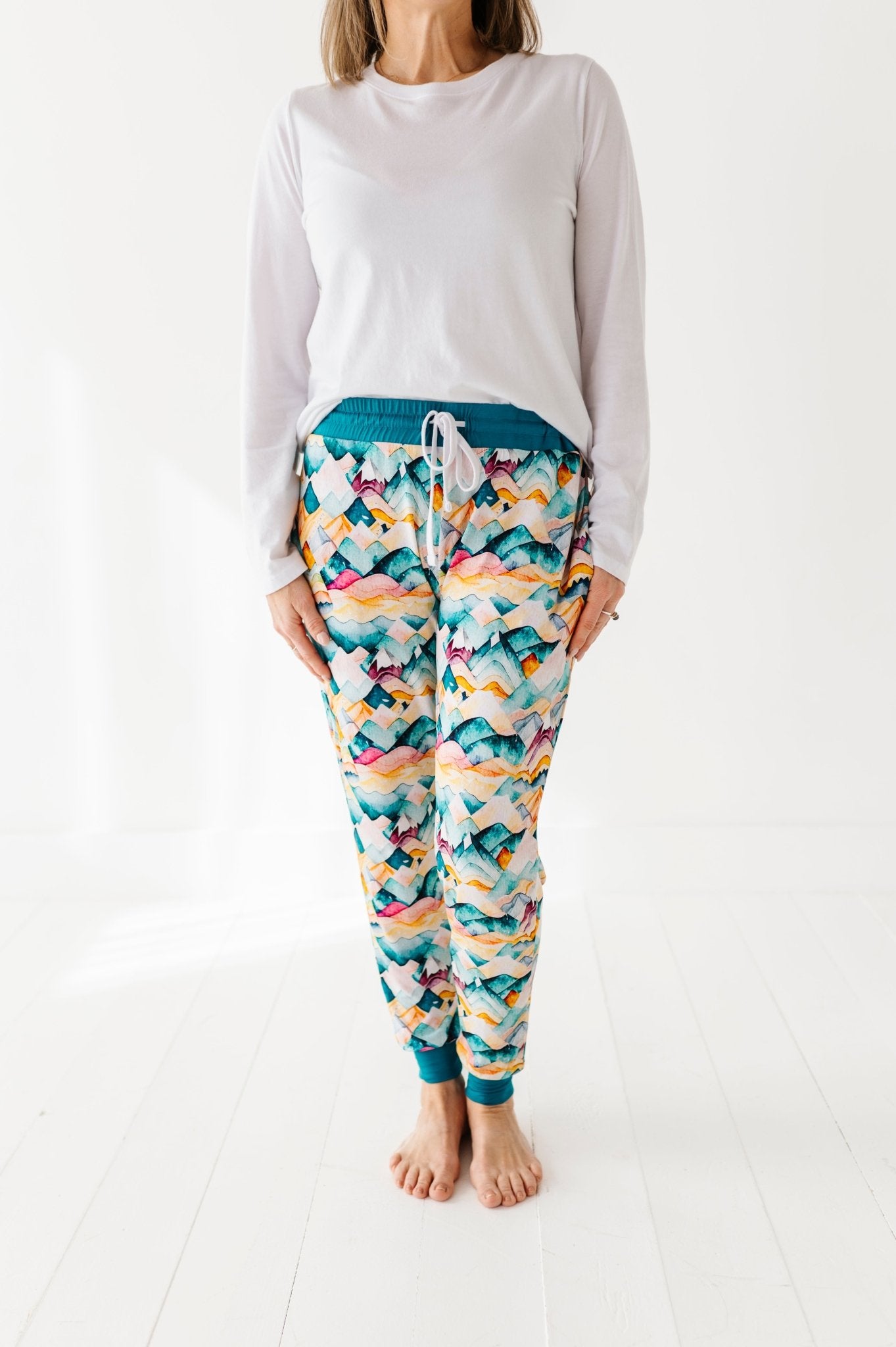 WOMEN'S SLEEPY PANTS - SPRING MOUNTAINS - The Sleepy Sloth