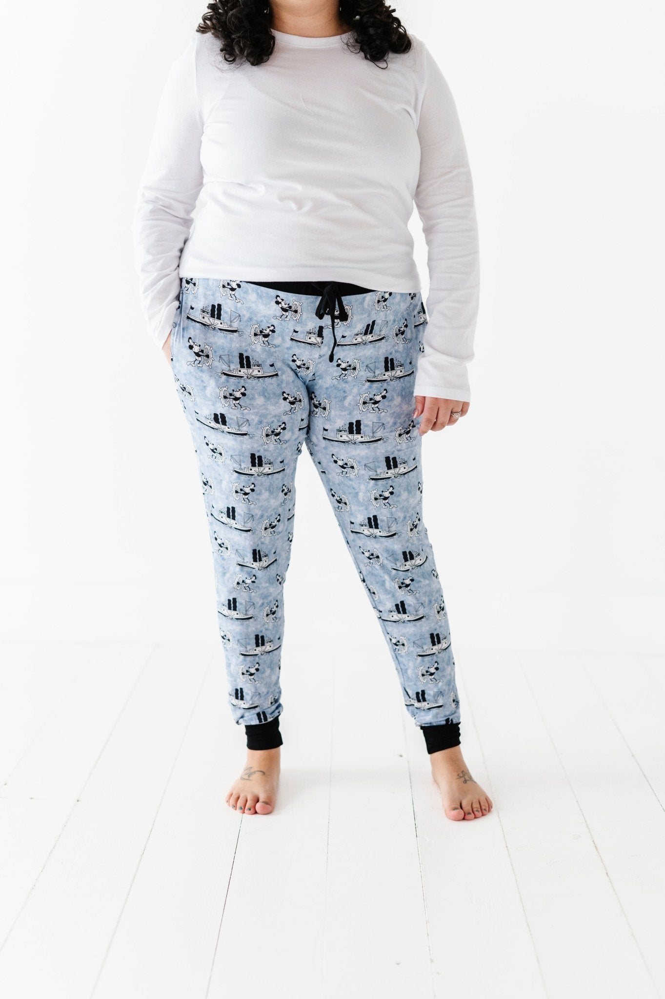 WOMEN'S SLEEPY PANTS - STEAMBOAT WILLIE - The Sleepy Sloth