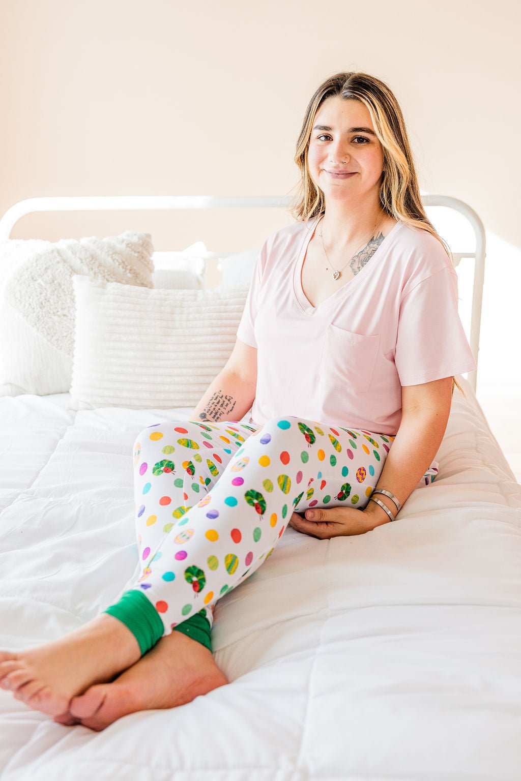 WOMEN'S SLEEPY PANTS - THE VERY SLEEPY CATERPILLAR - The Sleepy Sloth