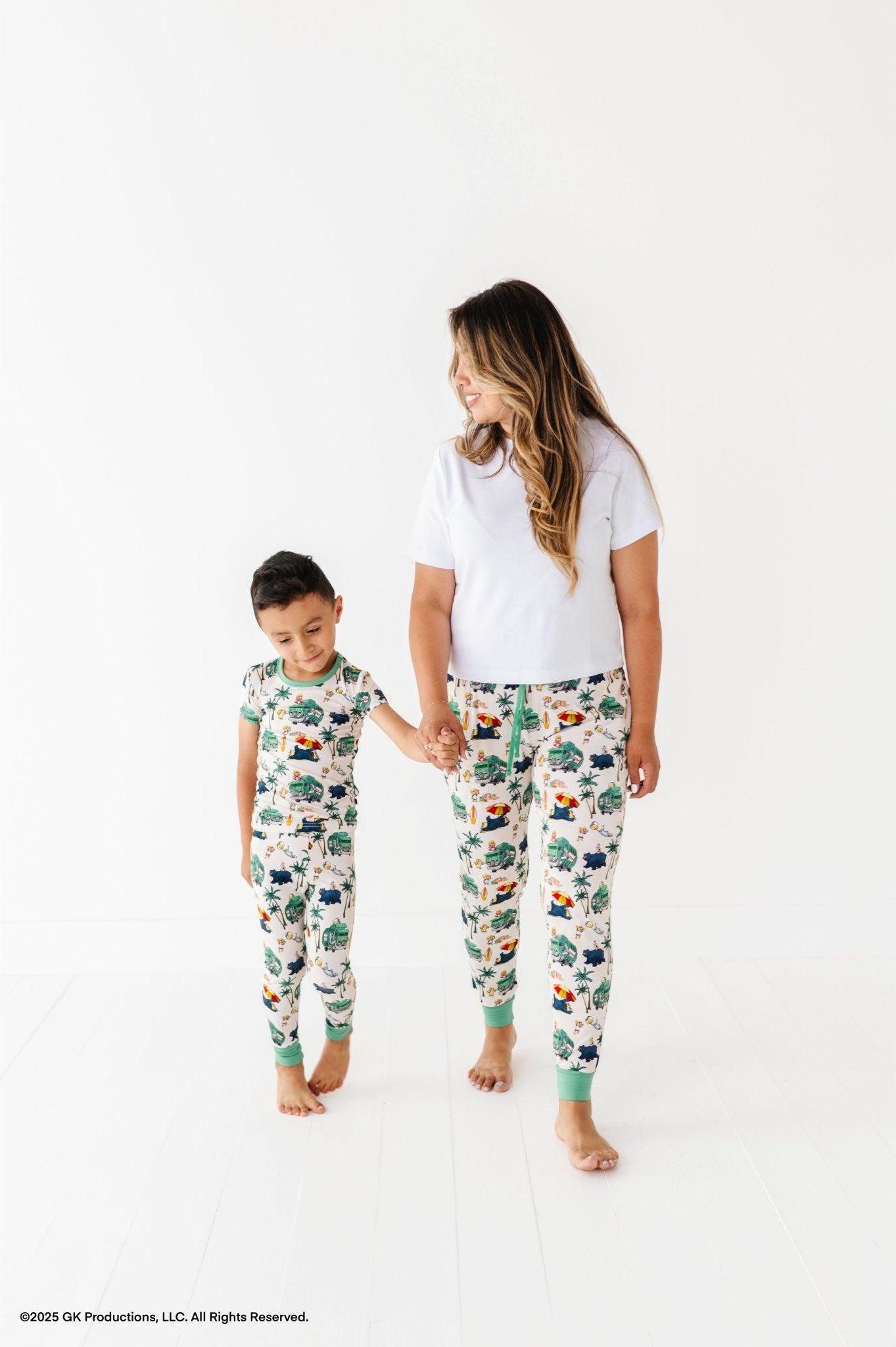 WOMEN'S SLEEPY PANTS - TRASH TRUCK™ BEACH DAY - The Sleepy Sloth
