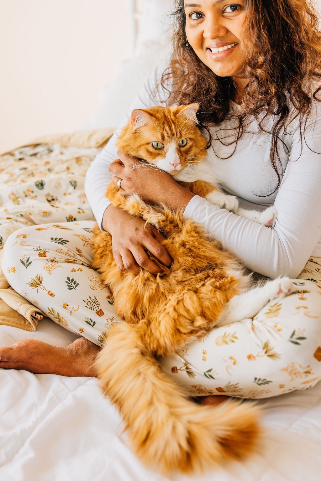 WOMEN'S SLEEPY PANTS - WHISKERS & WALLFLOWERS - The Sleepy Sloth