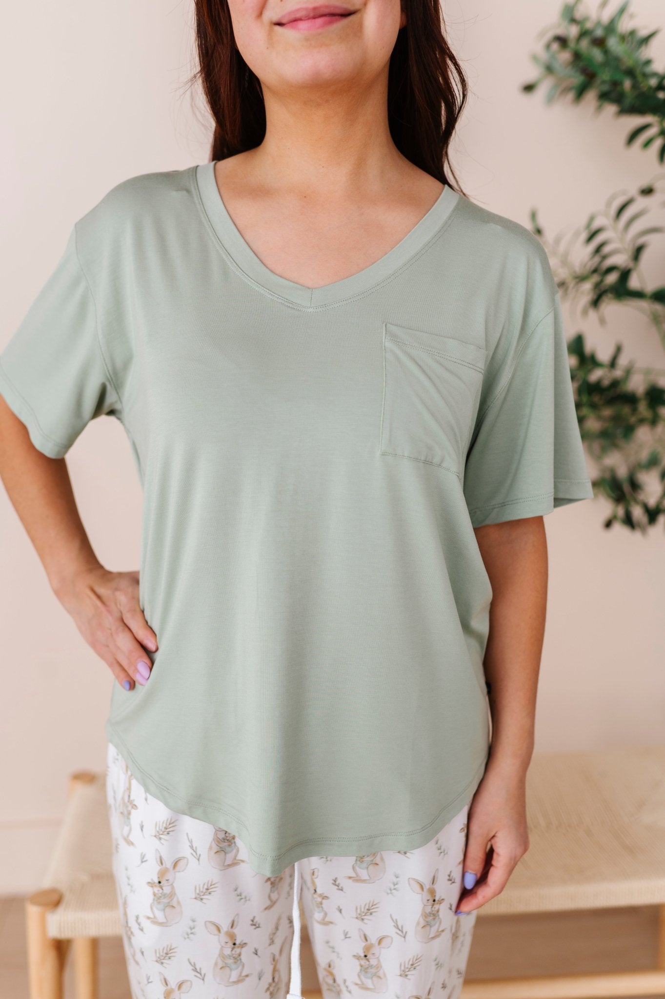 WOMEN'S SOLID SHIRT - LOVE ROO SO MUCH - The Sleepy Sloth