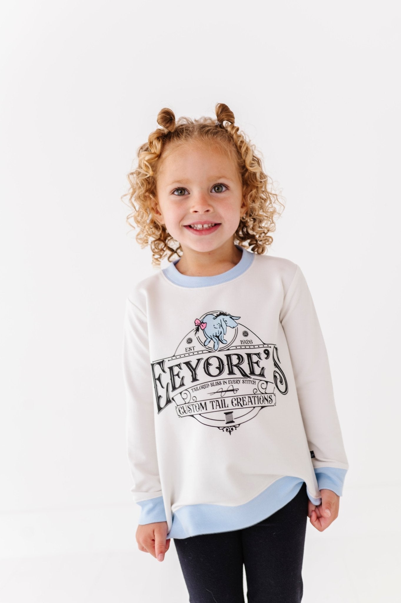 YOUTH GRAPHIC CREWNECK - EEYORE THE BEST - The Sleepy Sloth