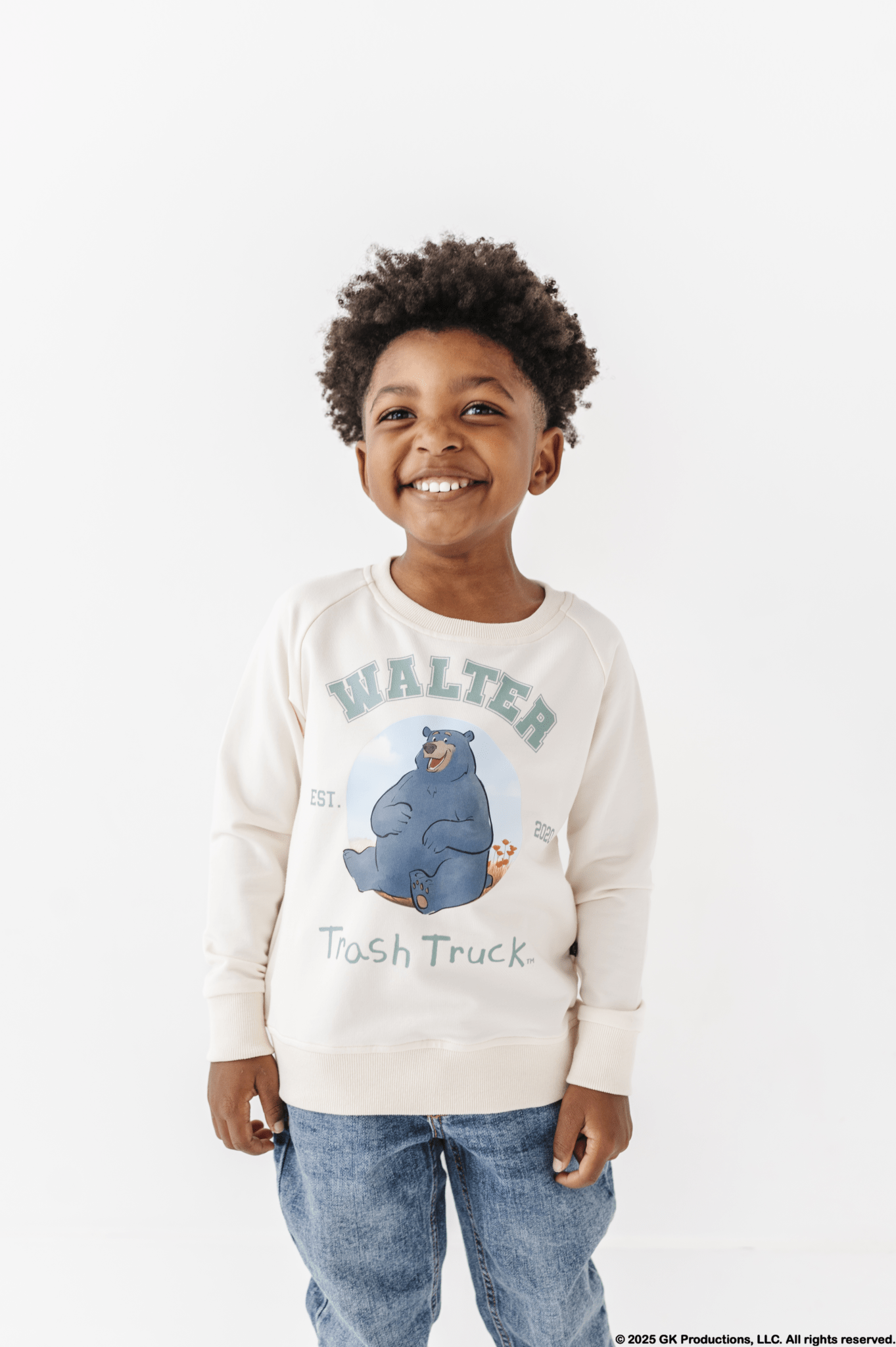 YOUTH GRAPHIC CREWNECK - WALTERS'S VARSITY CREWNECK - The Sleepy Sloth