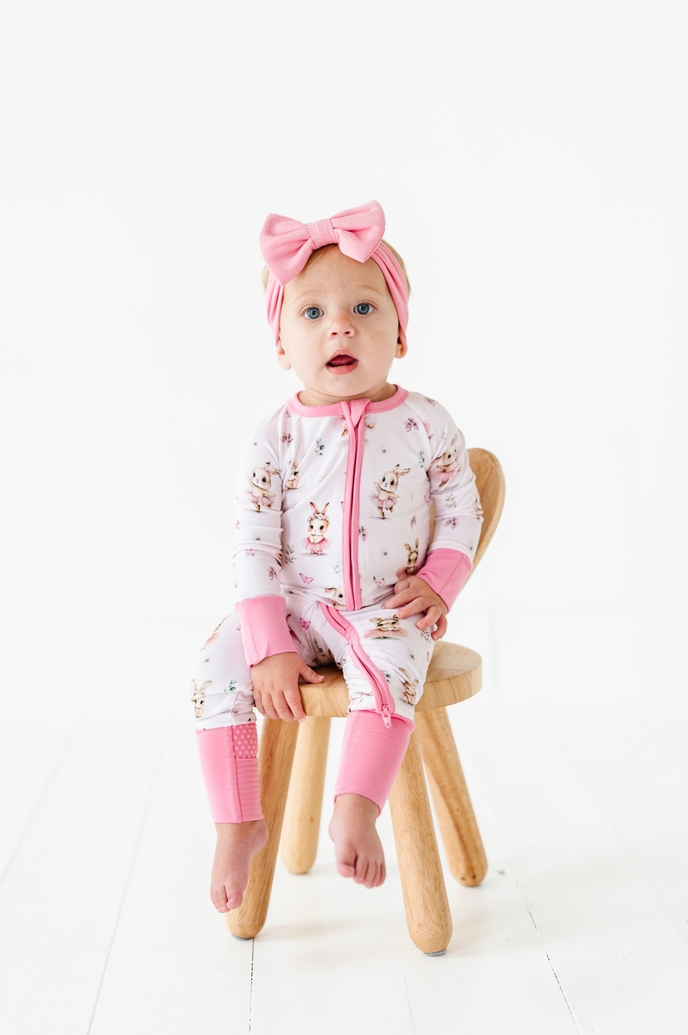 ZIP JAMMIES - BALLET BUNNIES - The Sleepy Sloth