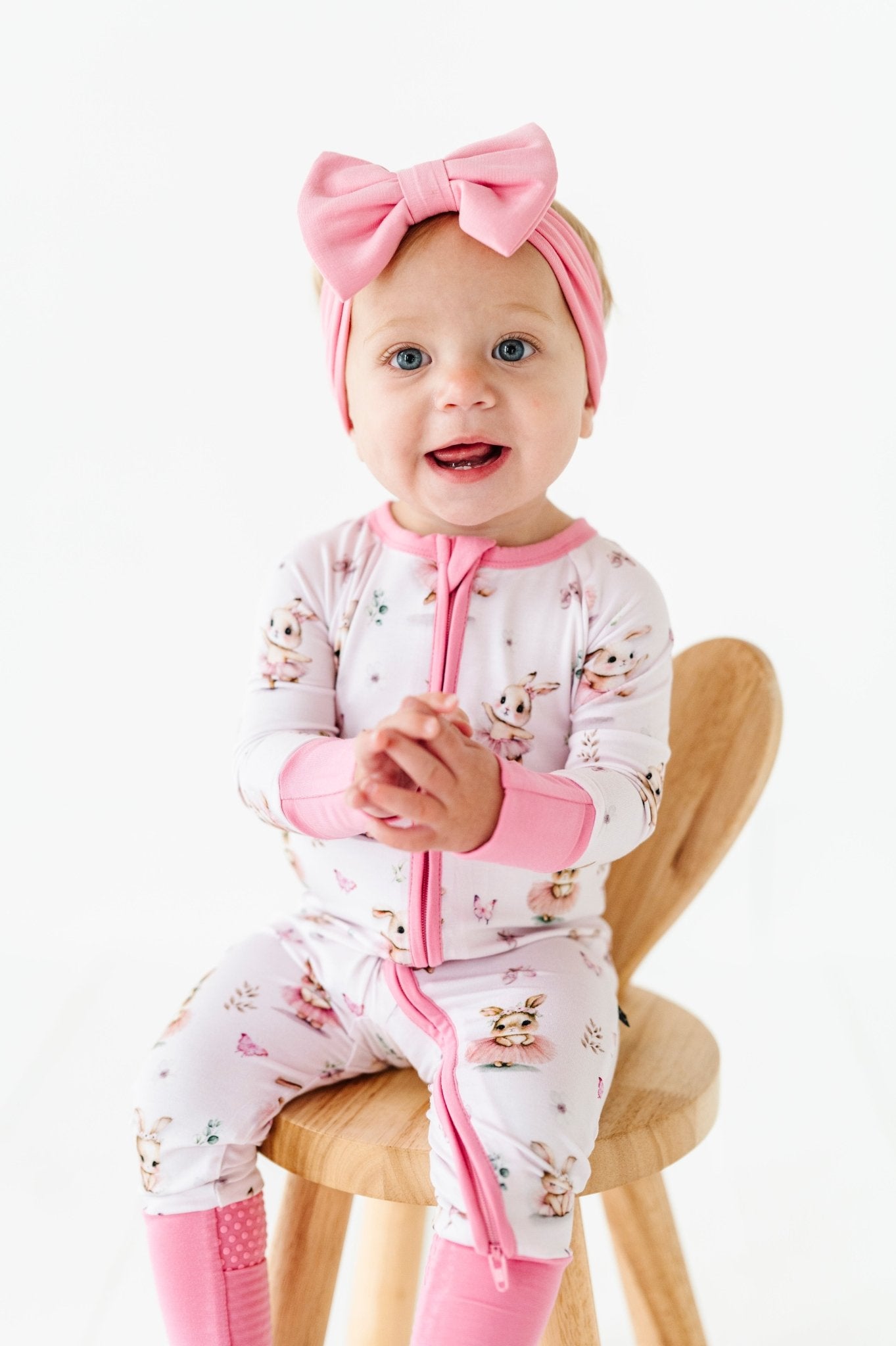 ZIP JAMMIES - BALLET BUNNIES - The Sleepy Sloth