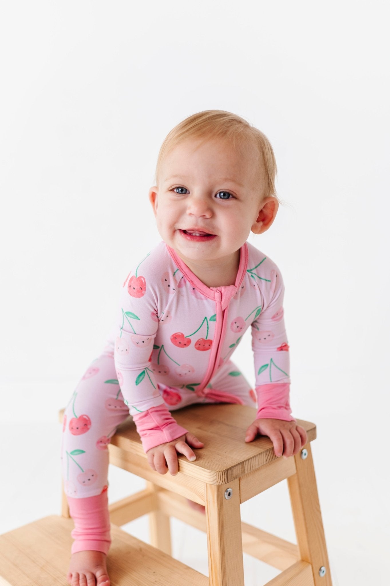 ZIP JAMMIES - CHERRY SWEET - The Sleepy Sloth
