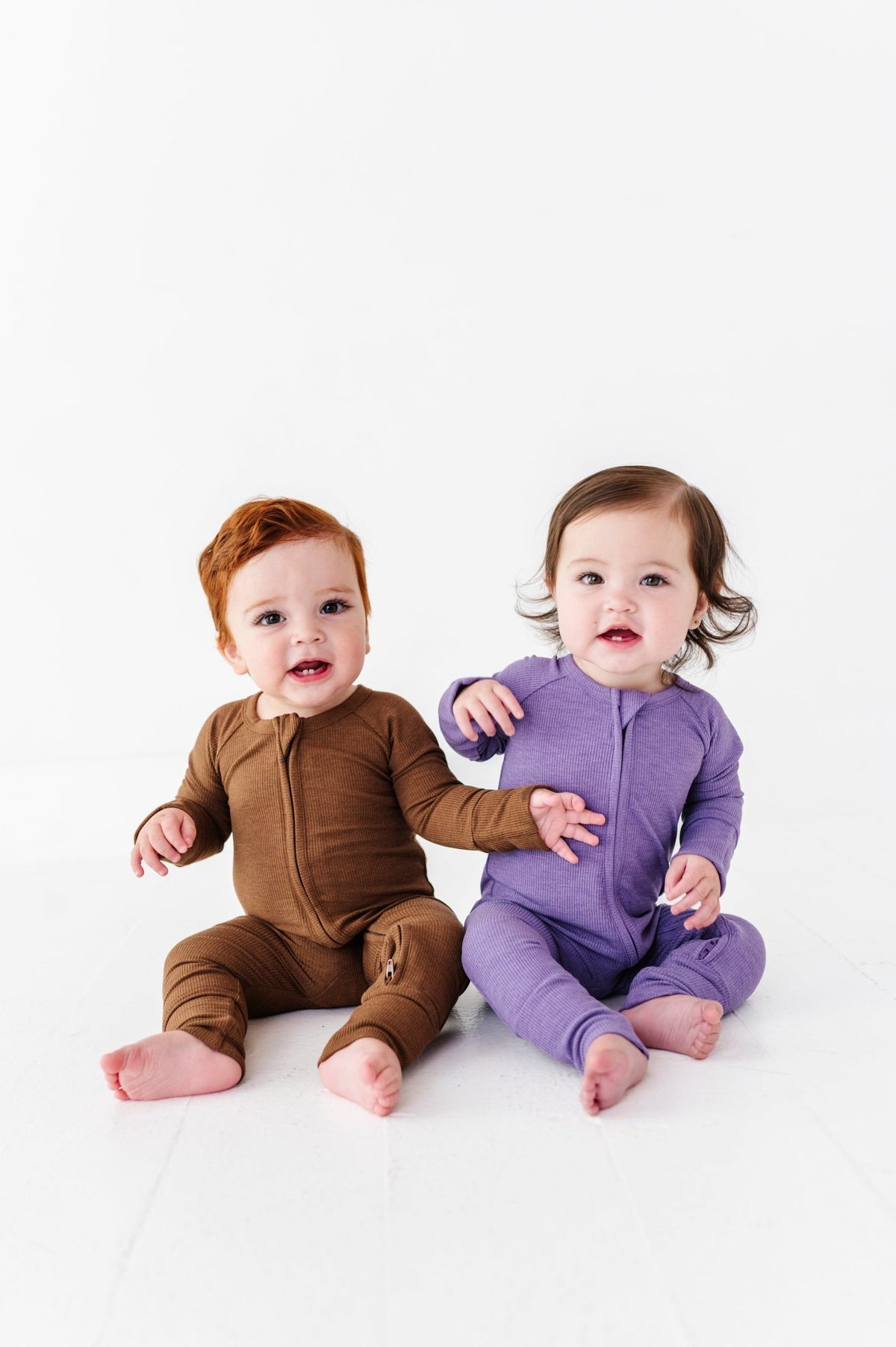 Zip Jammies - Chestnut - The Sleepy Sloth