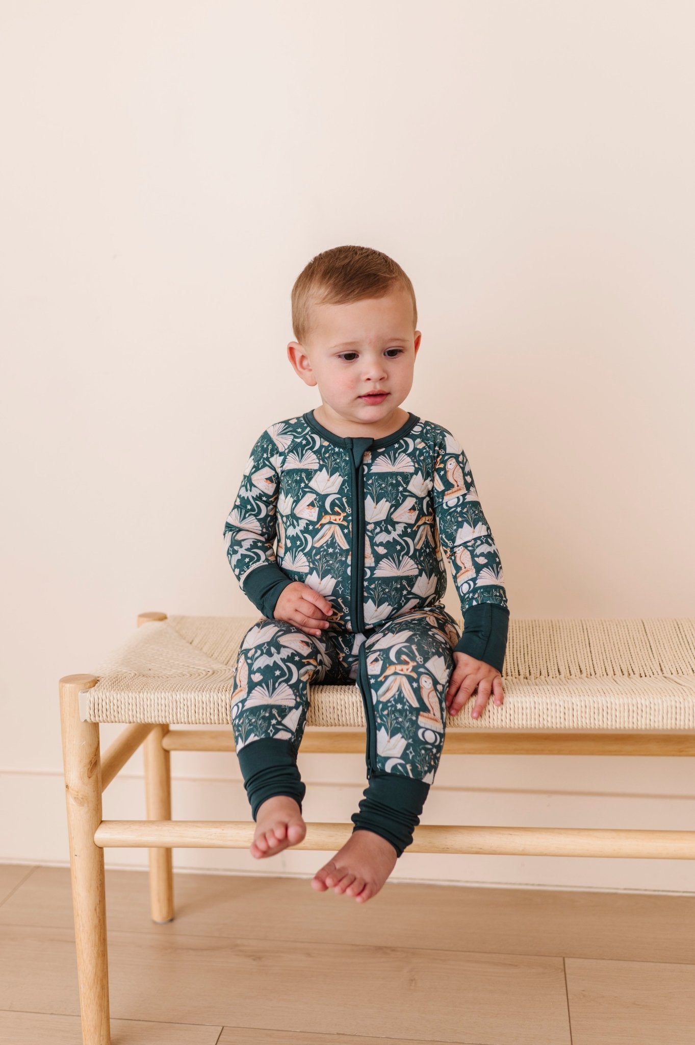 ZIP JAMMIES - ENCHANTED LIBRARY - The Sleepy Sloth