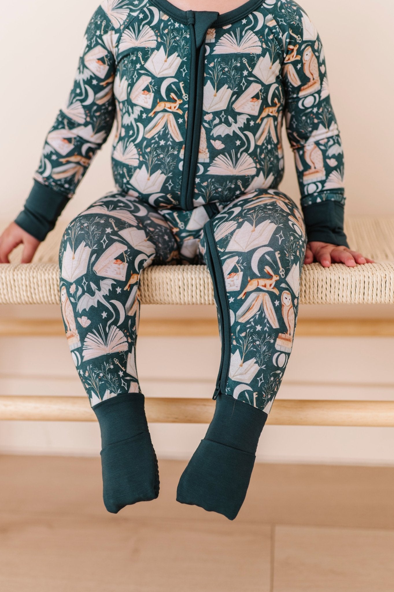 ZIP JAMMIES - ENCHANTED LIBRARY - The Sleepy Sloth