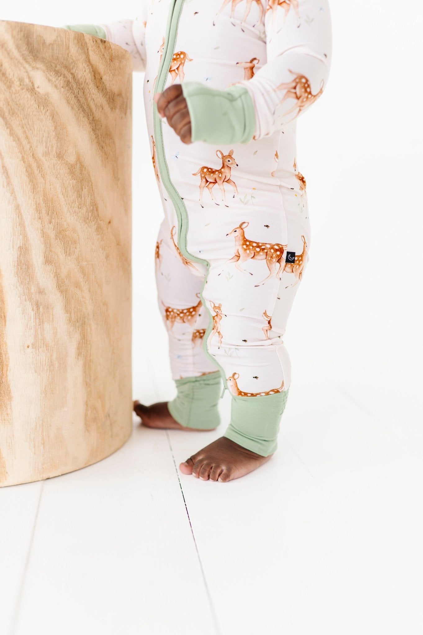 ZIP JAMMIES - FAWNED OF YOU - The Sleepy Sloth
