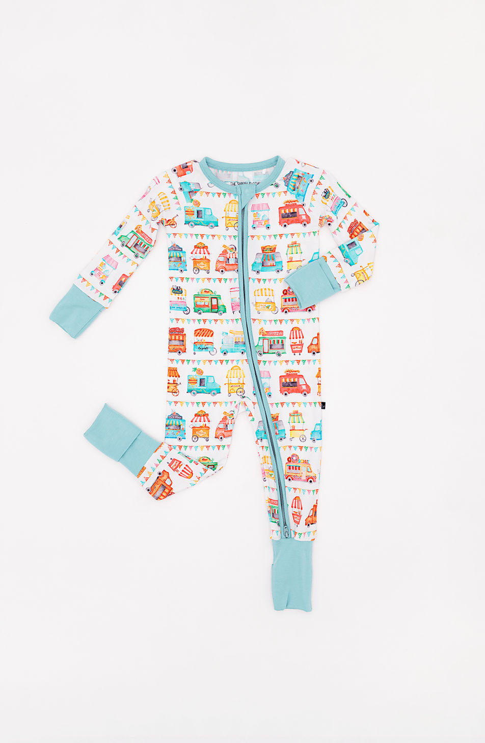 ZIP JAMMIES - FOODIE EXPRESS - The Sleepy Sloth