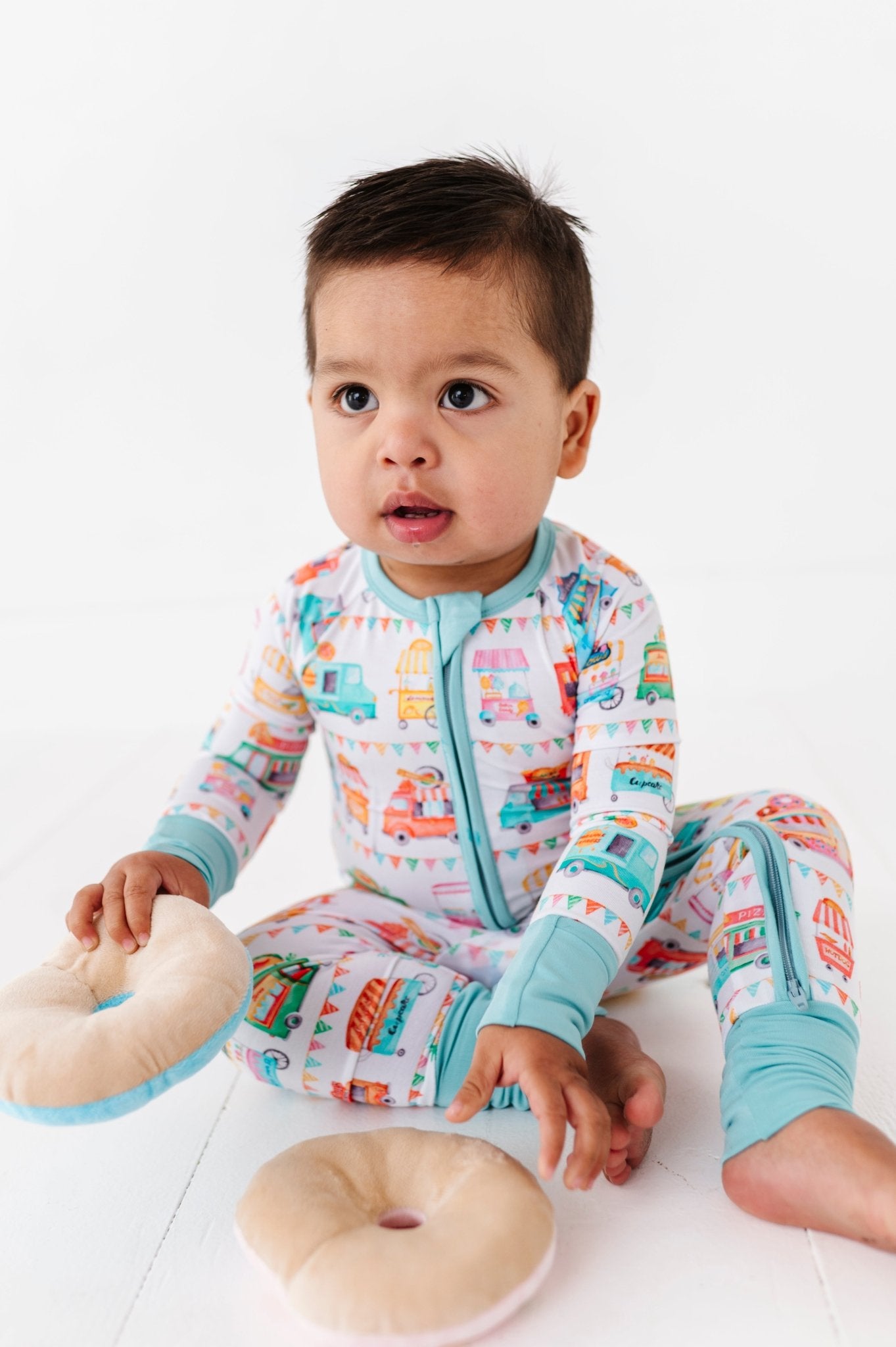ZIP JAMMIES - FOODIE EXPRESS - The Sleepy Sloth
