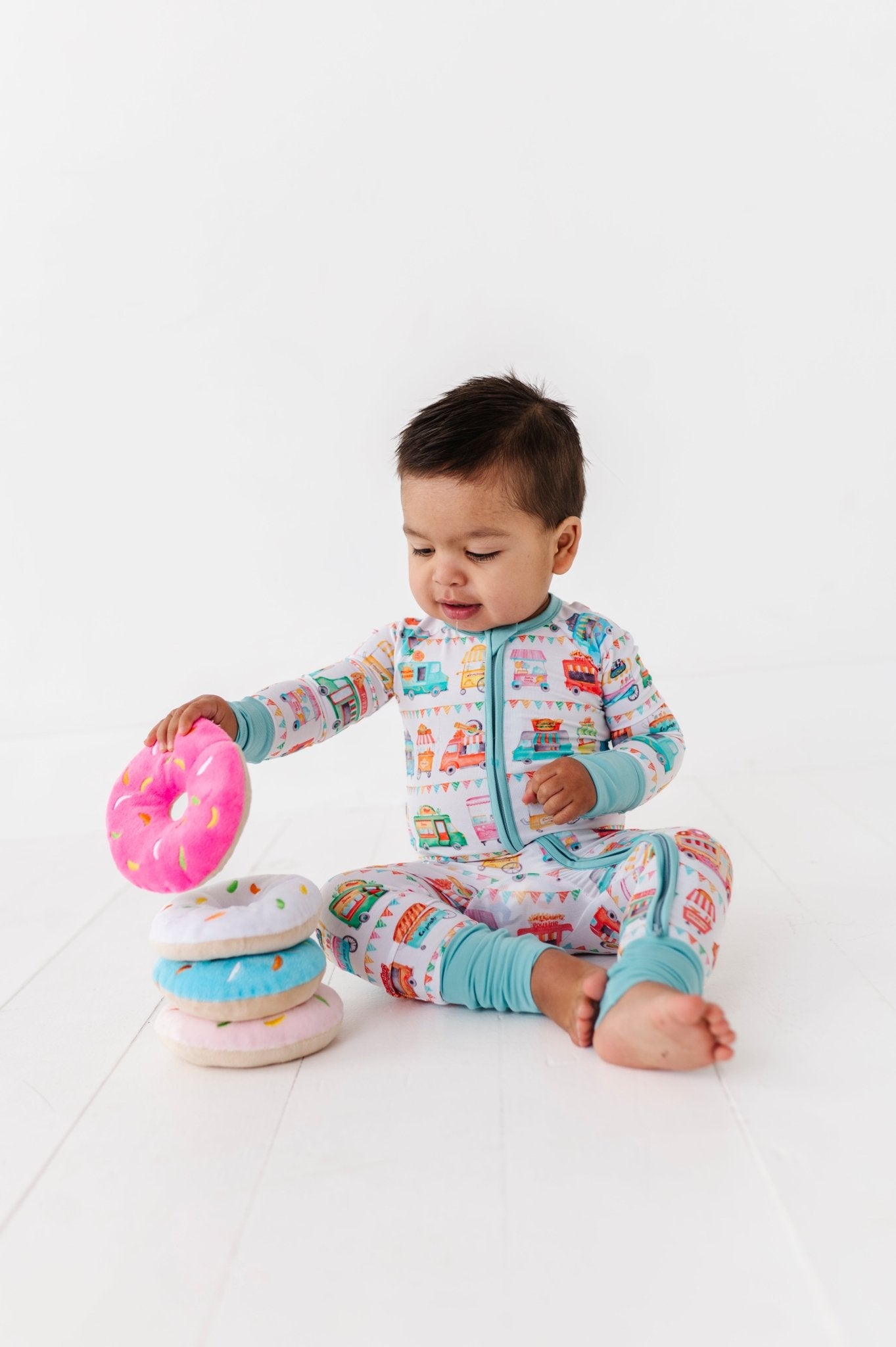 ZIP JAMMIES - FOODIE EXPRESS - The Sleepy Sloth