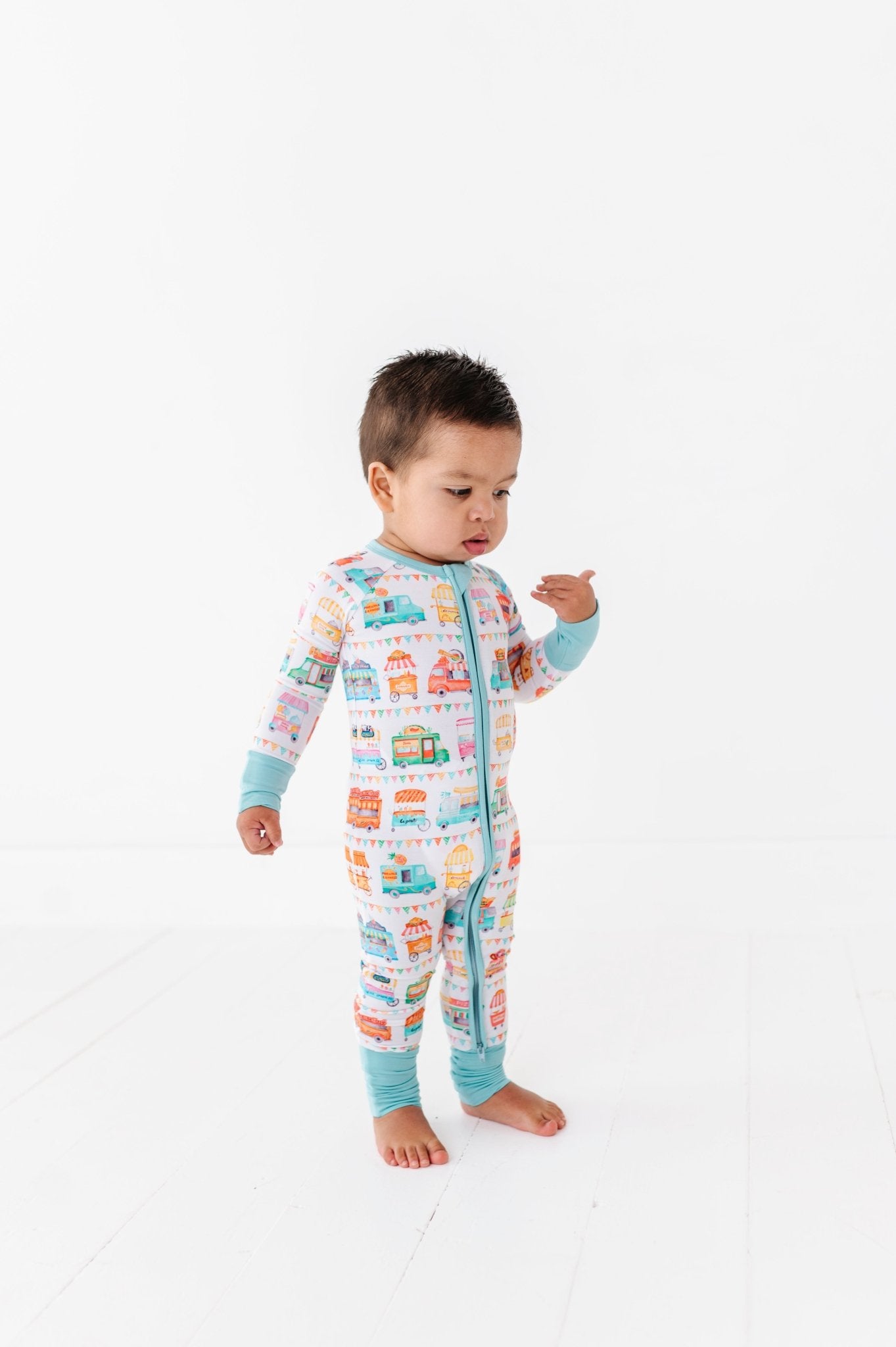 ZIP JAMMIES - FOODIE EXPRESS - The Sleepy Sloth