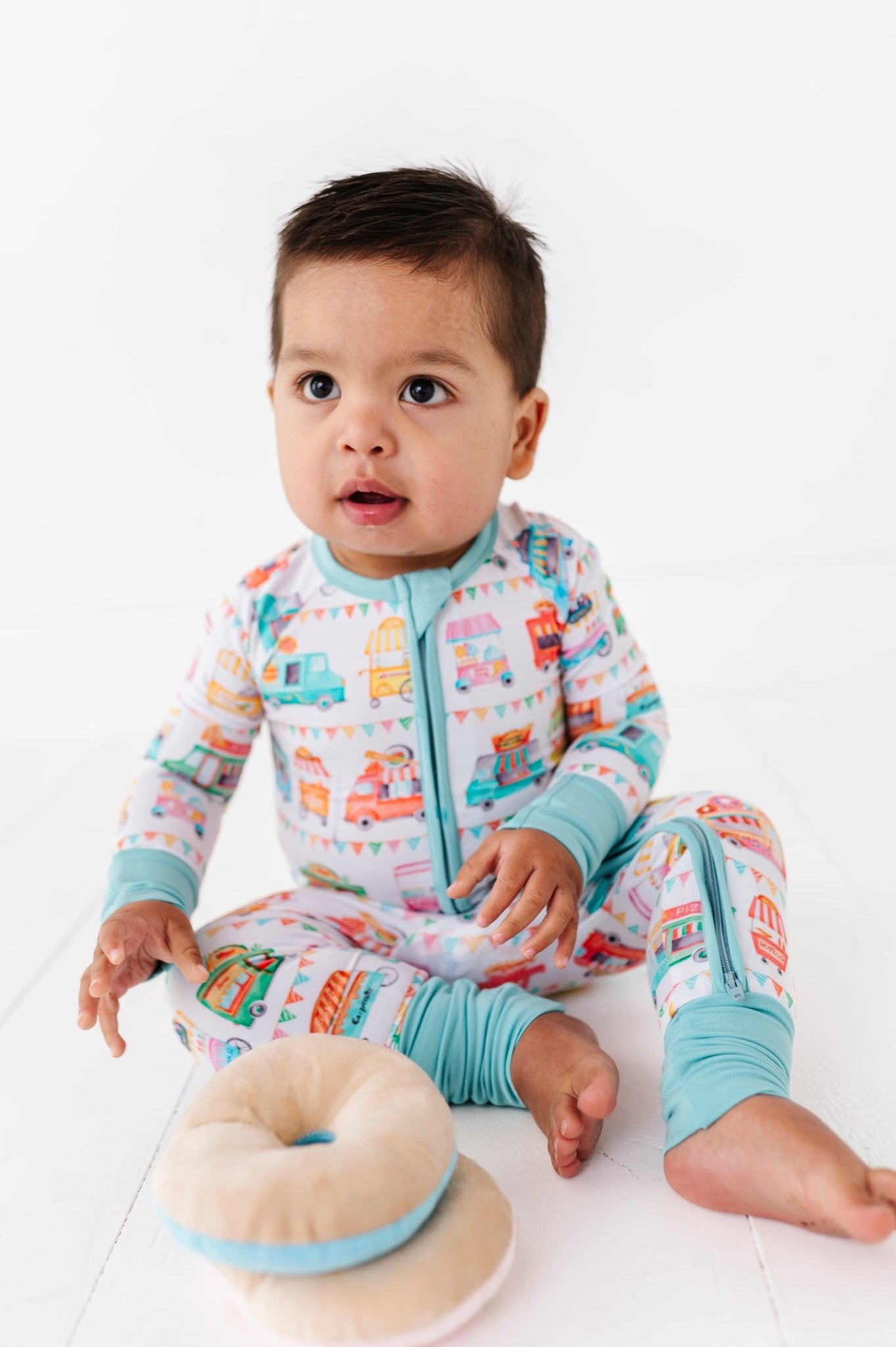 ZIP JAMMIES - FOODIE EXPRESS - The Sleepy Sloth
