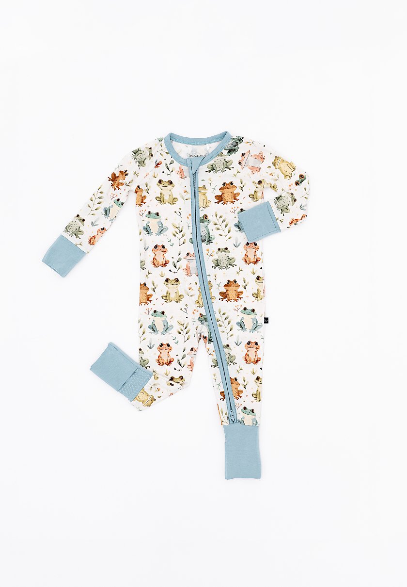 ZIP JAMMIES - FROGGING AWESOME - The Sleepy Sloth