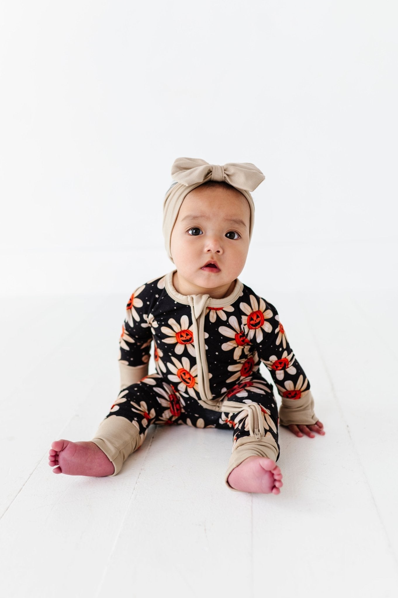 ZIP JAMMIES - GOURDGEOUS BLOOMS - The Sleepy Sloth