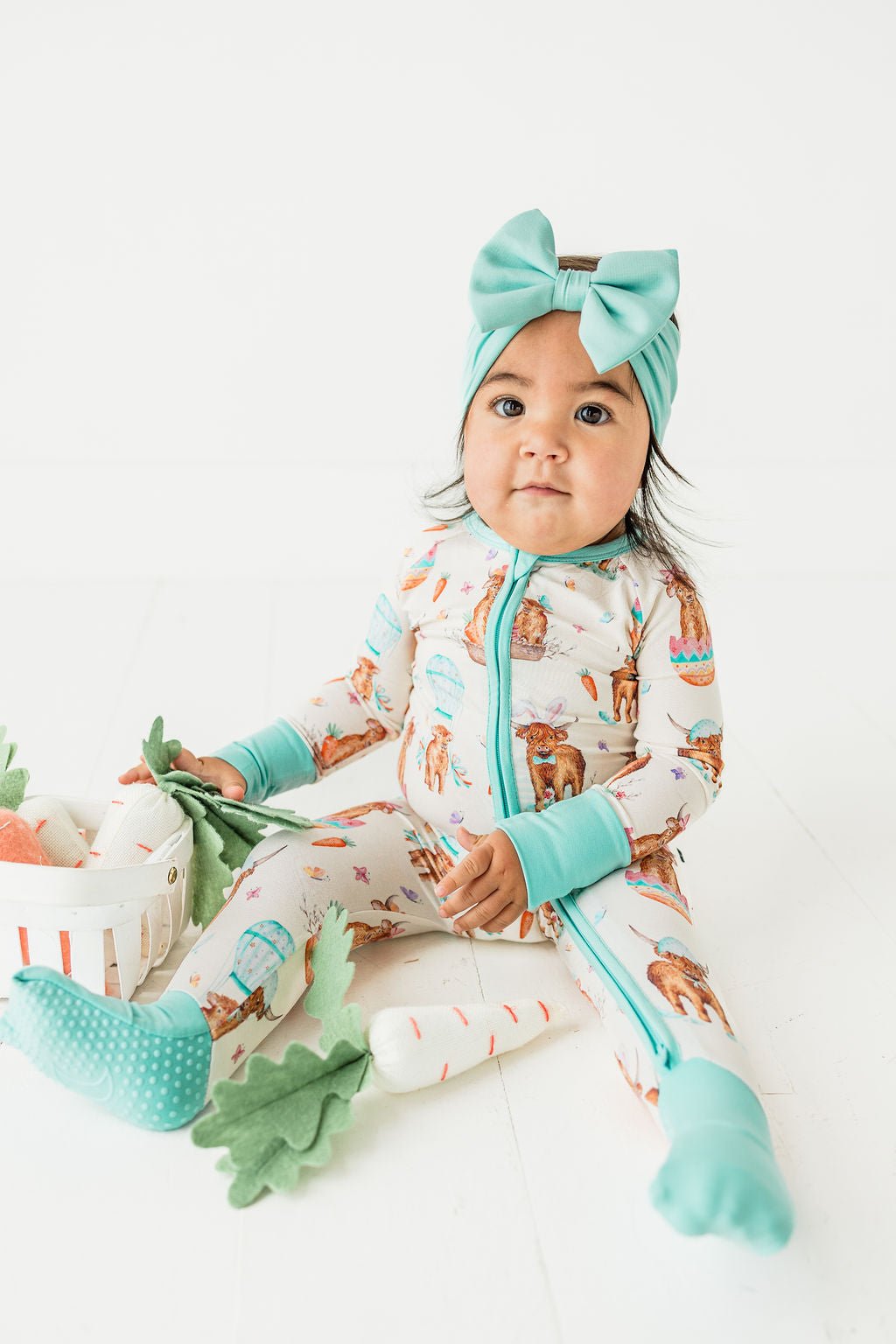 ZIP JAMMIES - HAY DAY - The Sleepy Sloth