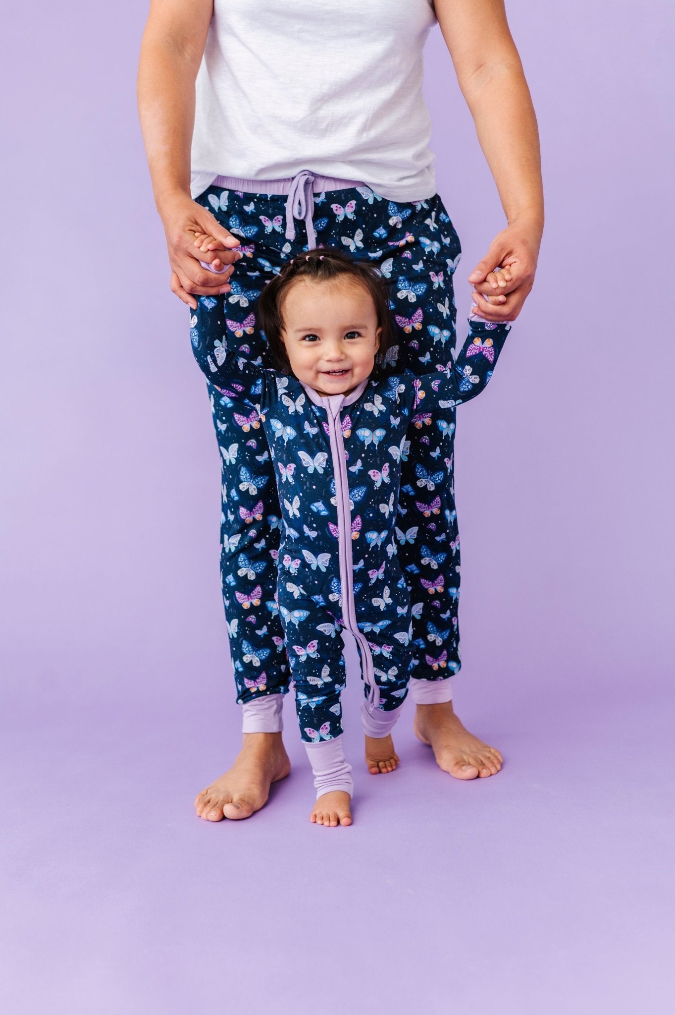 ZIP JAMMIES - INDIGO SKIES - The Sleepy Sloth