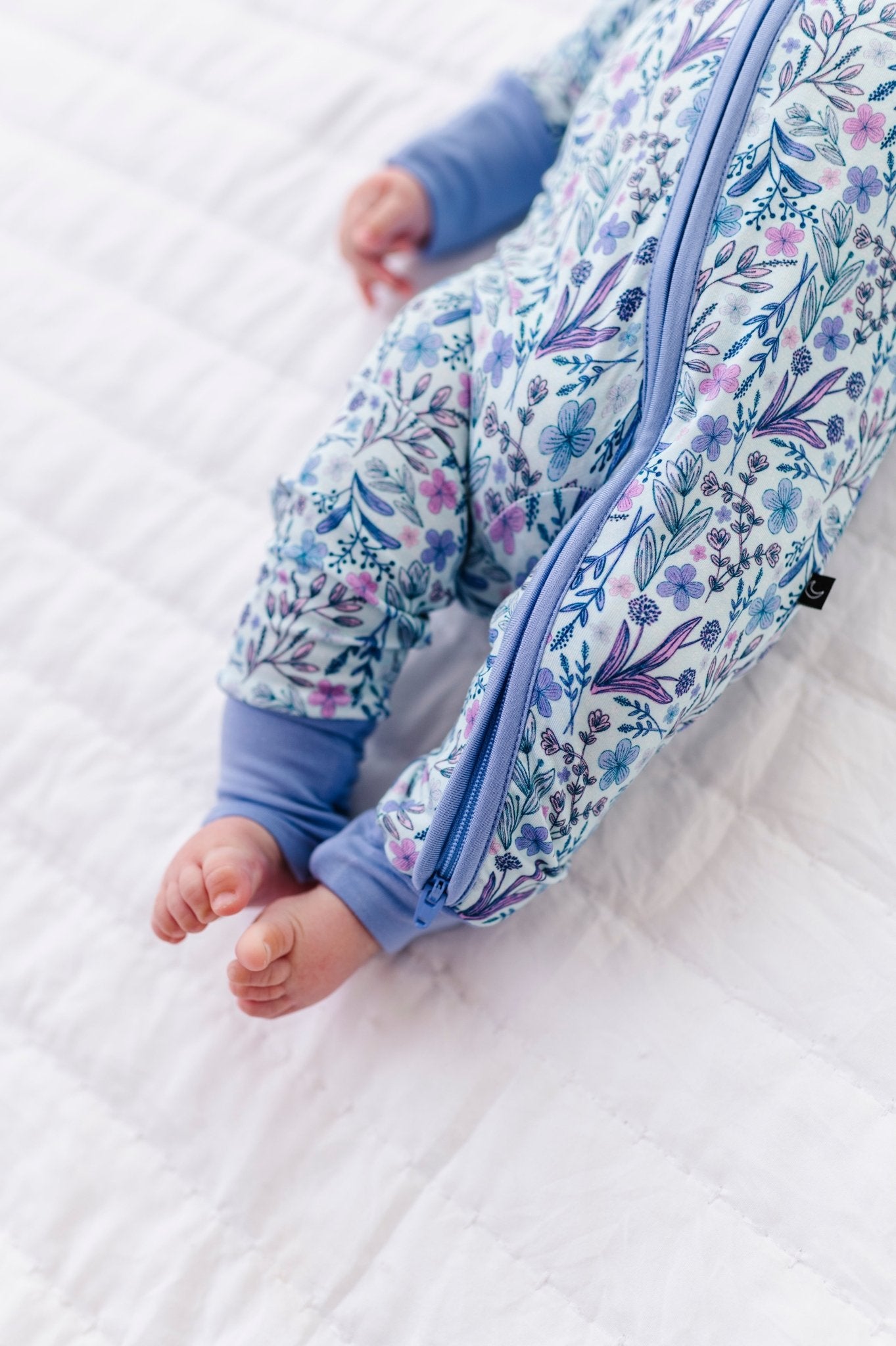 Zip Jammies - LAVENDER LOVE - The Sleepy Sloth