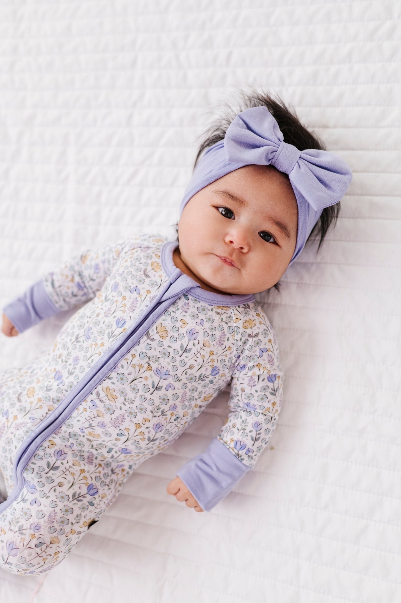 ZIP JAMMIES - LILAC VALLEY - The Sleepy Sloth