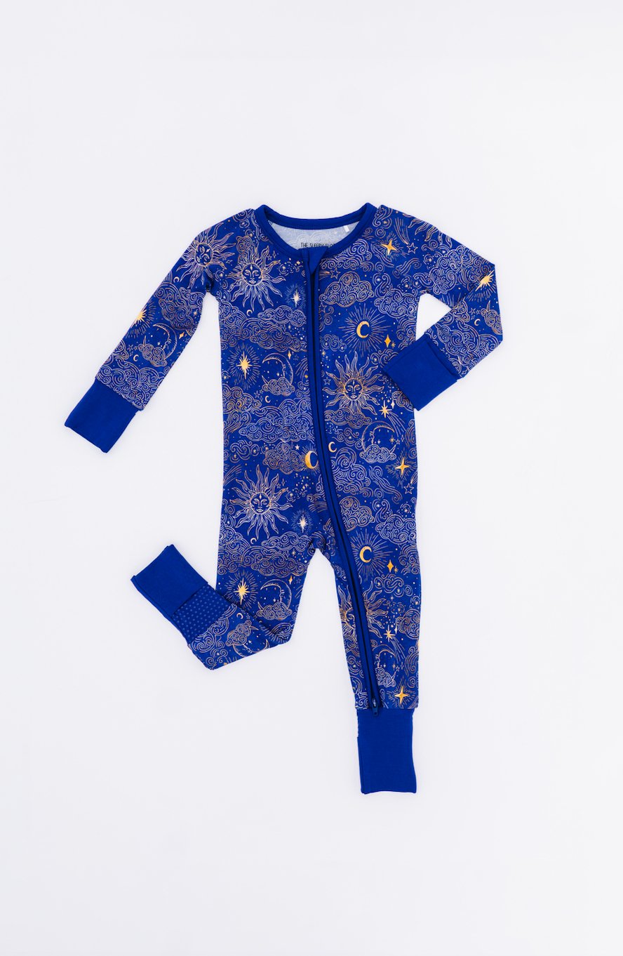 ZIP JAMMIES - MYSTIC SKY - The Sleepy Sloth