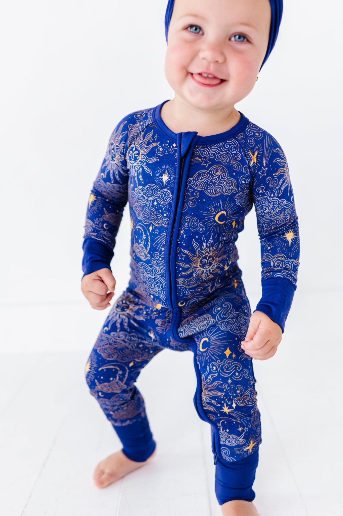 ZIP JAMMIES - MYSTIC SKY - The Sleepy Sloth
