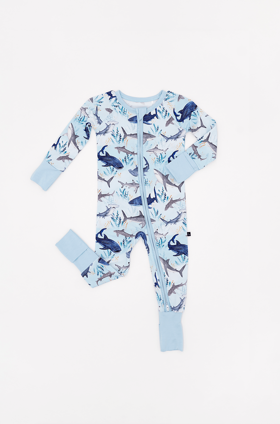 ZIP JAMMIES - NO BULLSHARK - The Sleepy Sloth