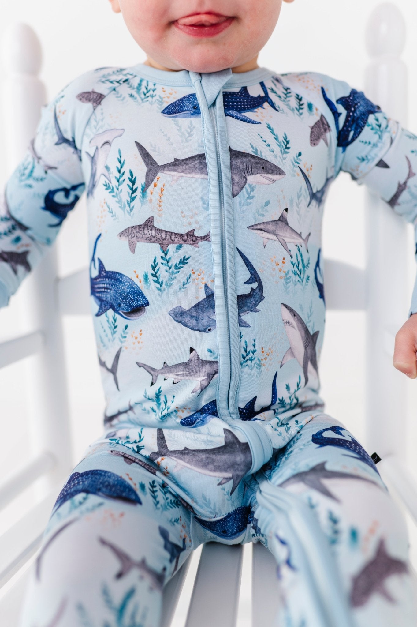 ZIP JAMMIES - NO BULLSHARK - The Sleepy Sloth