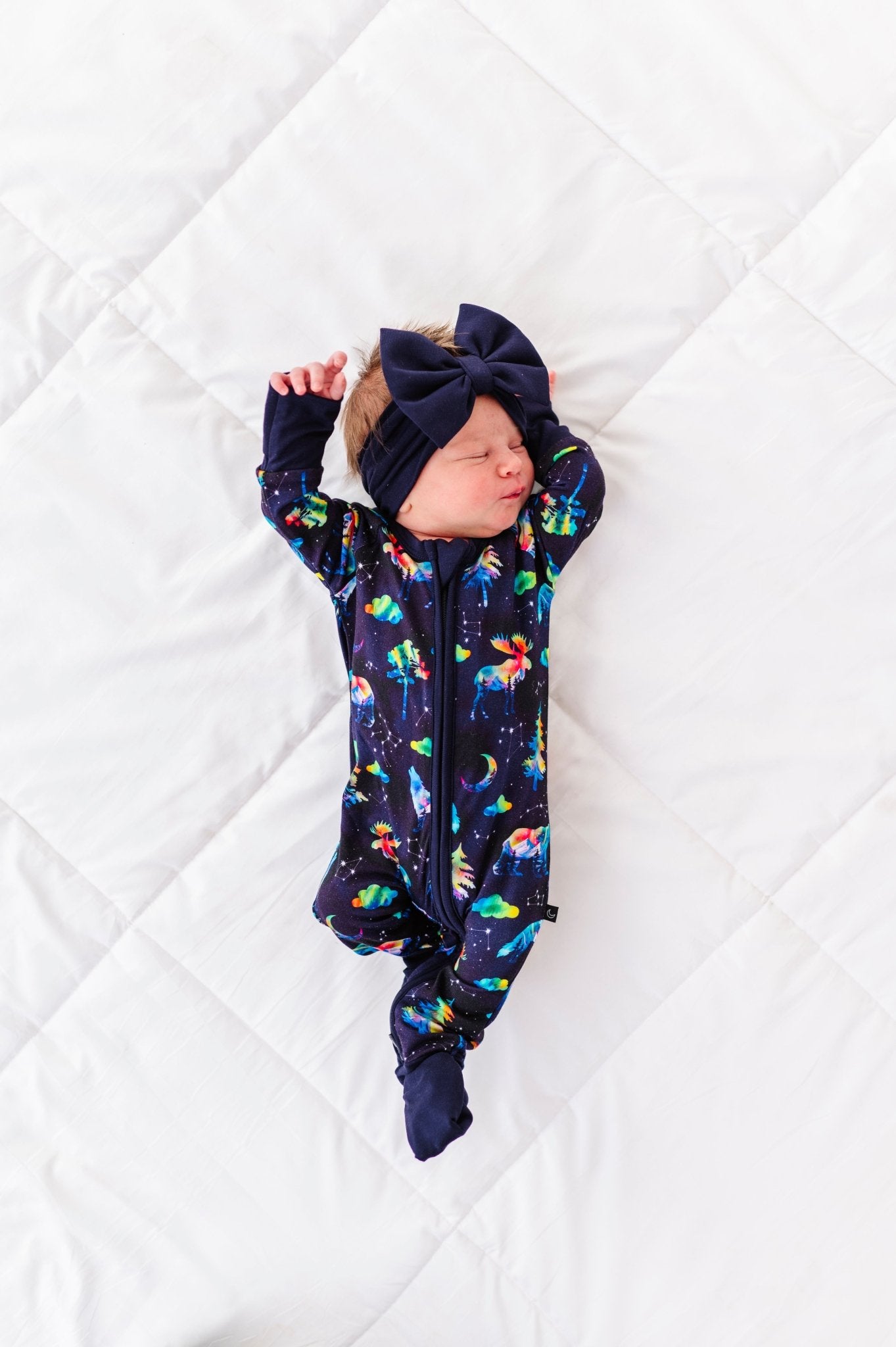 Zip Jammies - NORTHERN NIGHTS - The Sleepy Sloth