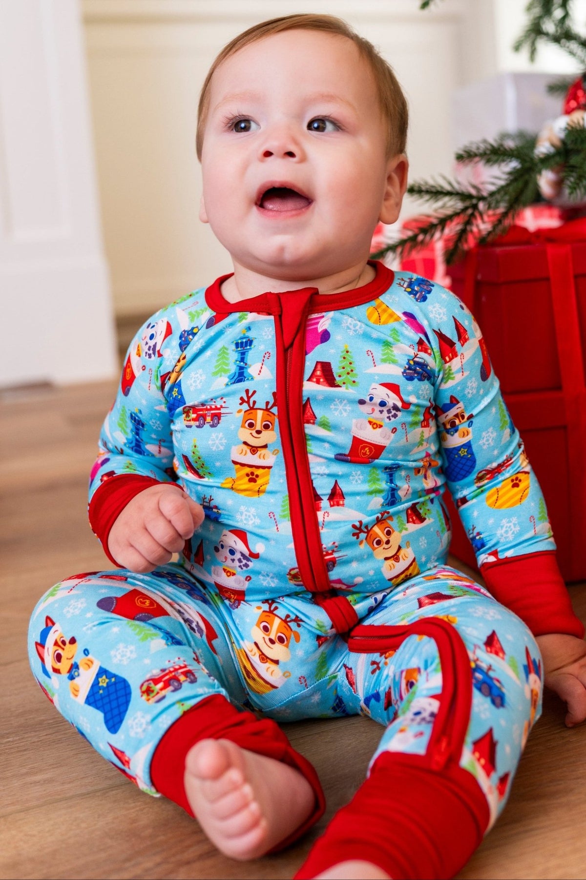 Zip Jammies - Paw Patrol™ Deck the PAWs - The Sleepy Sloth