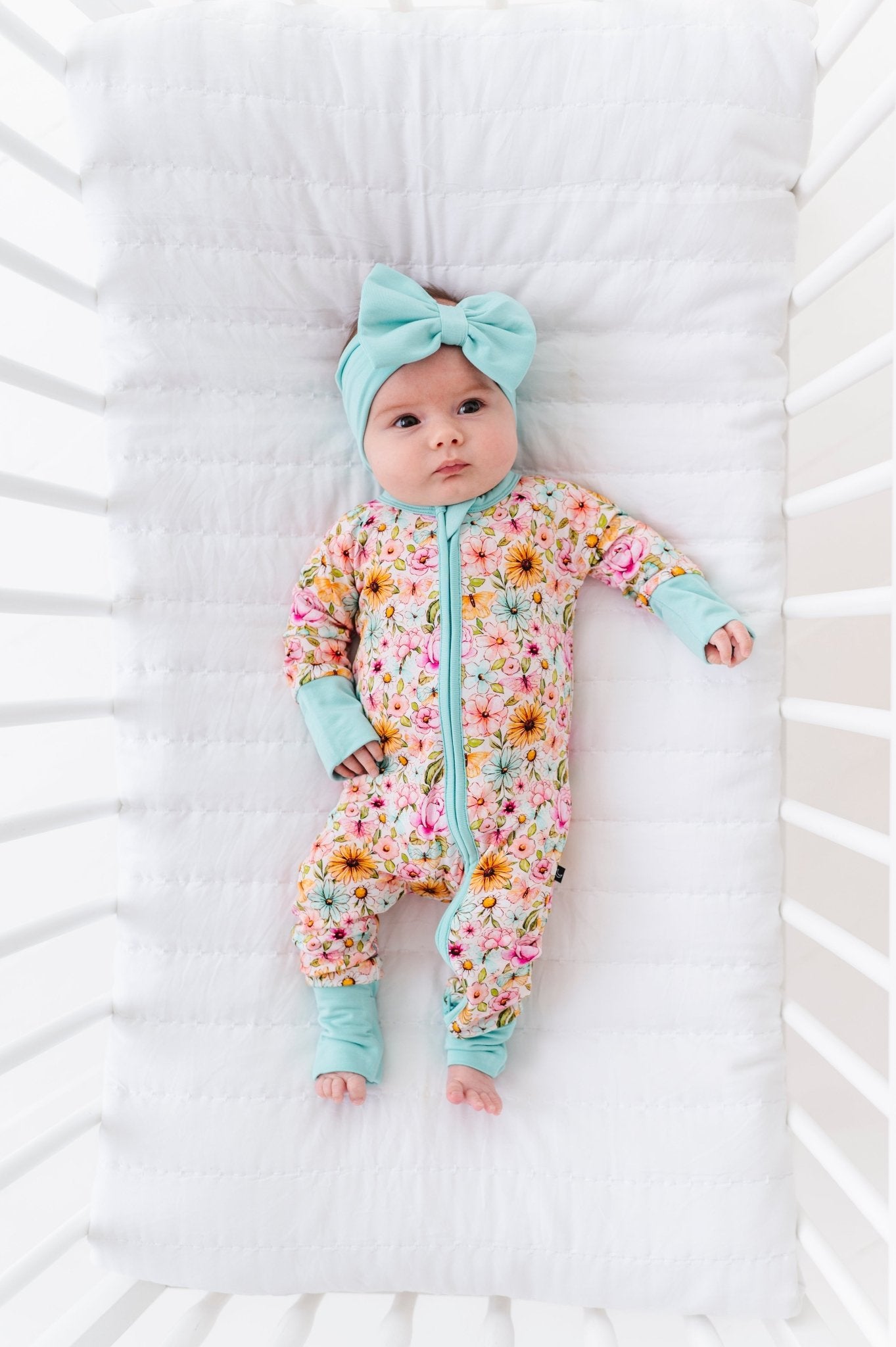 ZIP JAMMIES - PENELOPE’S PETALS - The Sleepy Sloth