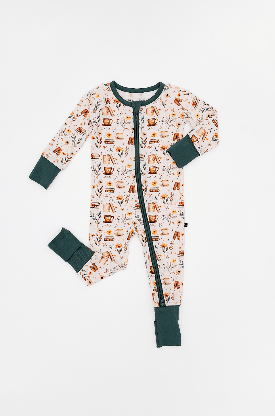 ZIP JAMMIES - PERFECTLY BREWED - The Sleepy Sloth