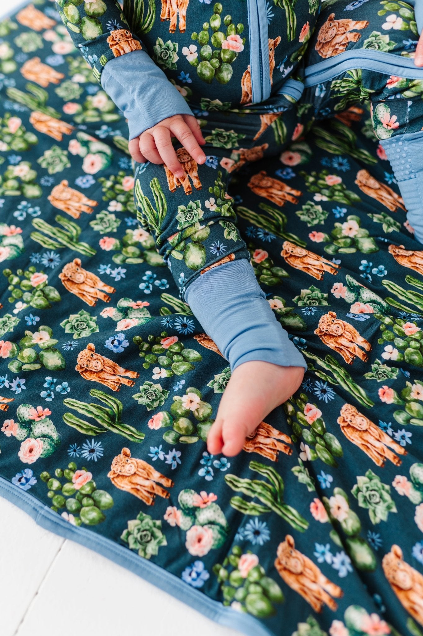 ZIP JAMMIES - PRICKLY PASTURES - The Sleepy Sloth