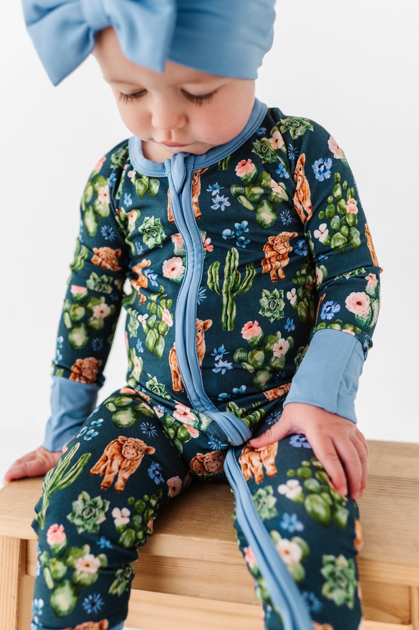 ZIP JAMMIES - PRICKLY PASTURES - The Sleepy Sloth