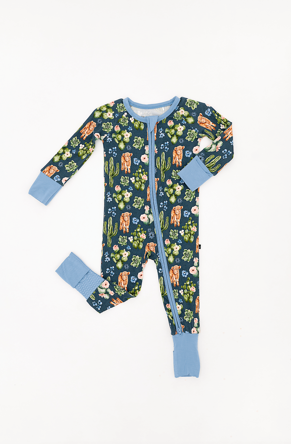 ZIP JAMMIES - PRICKLY PASTURES - The Sleepy Sloth