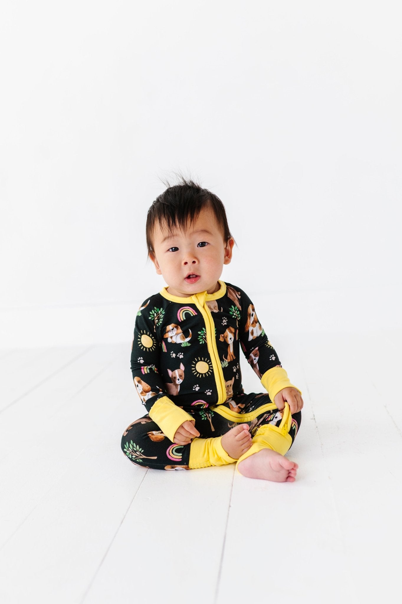 ZIP JAMMIES - PUPPY PLAY DATE - The Sleepy Sloth