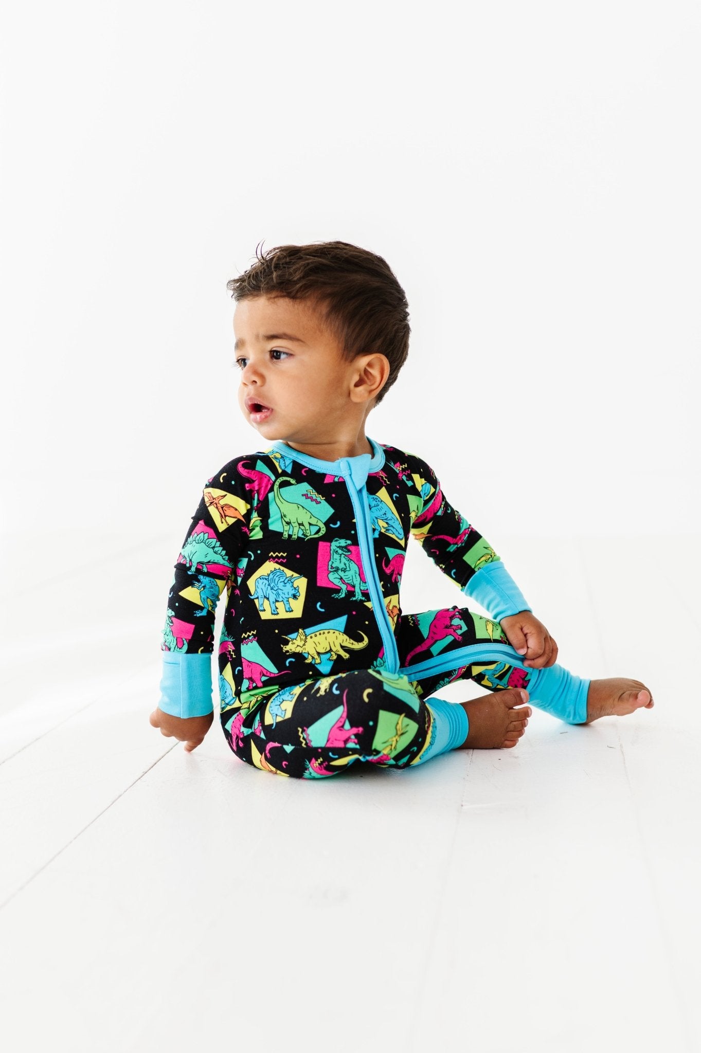 ZIP JAMMIES - RETRO SAURUS REX - The Sleepy Sloth