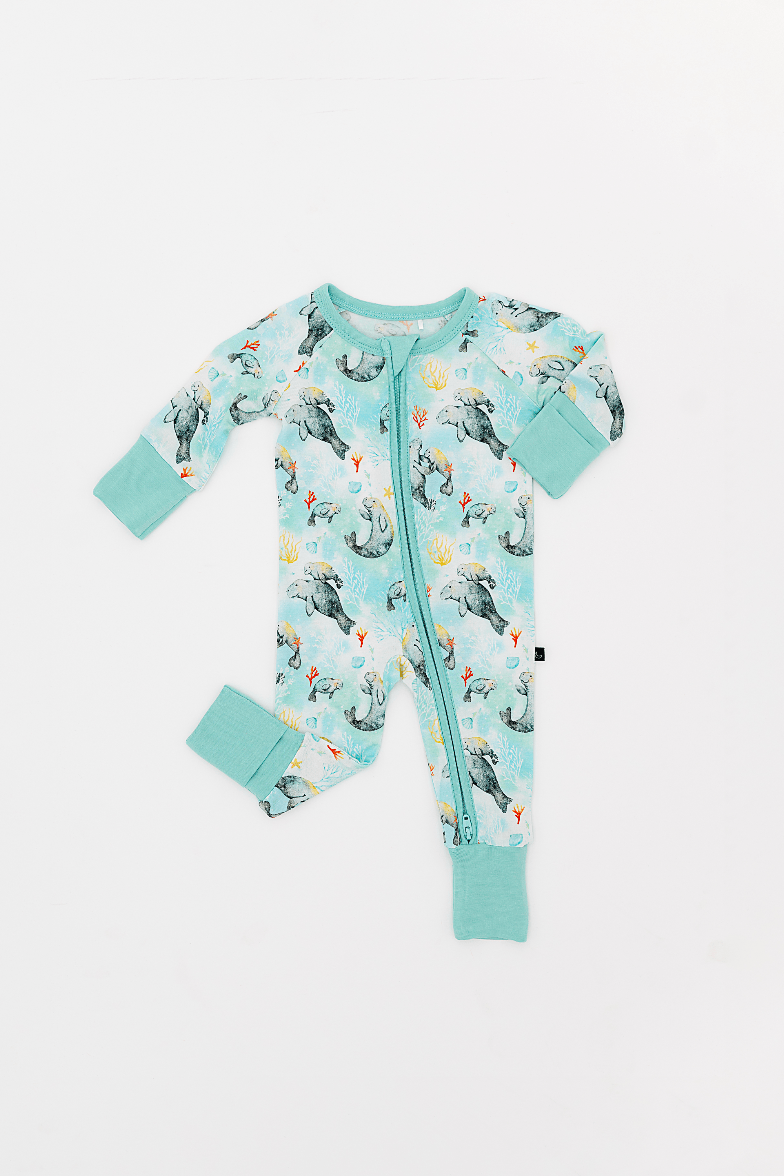 ZIP JAMMIES* - SEA COW - The Sleepy Sloth