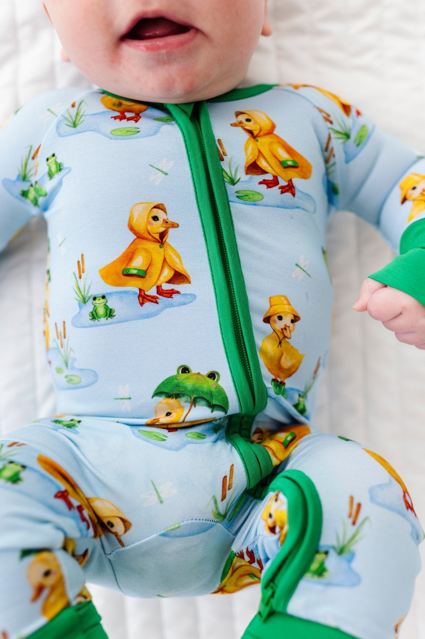 ZIP JAMMIES - SO DUCKLING CUTE - The Sleepy Sloth