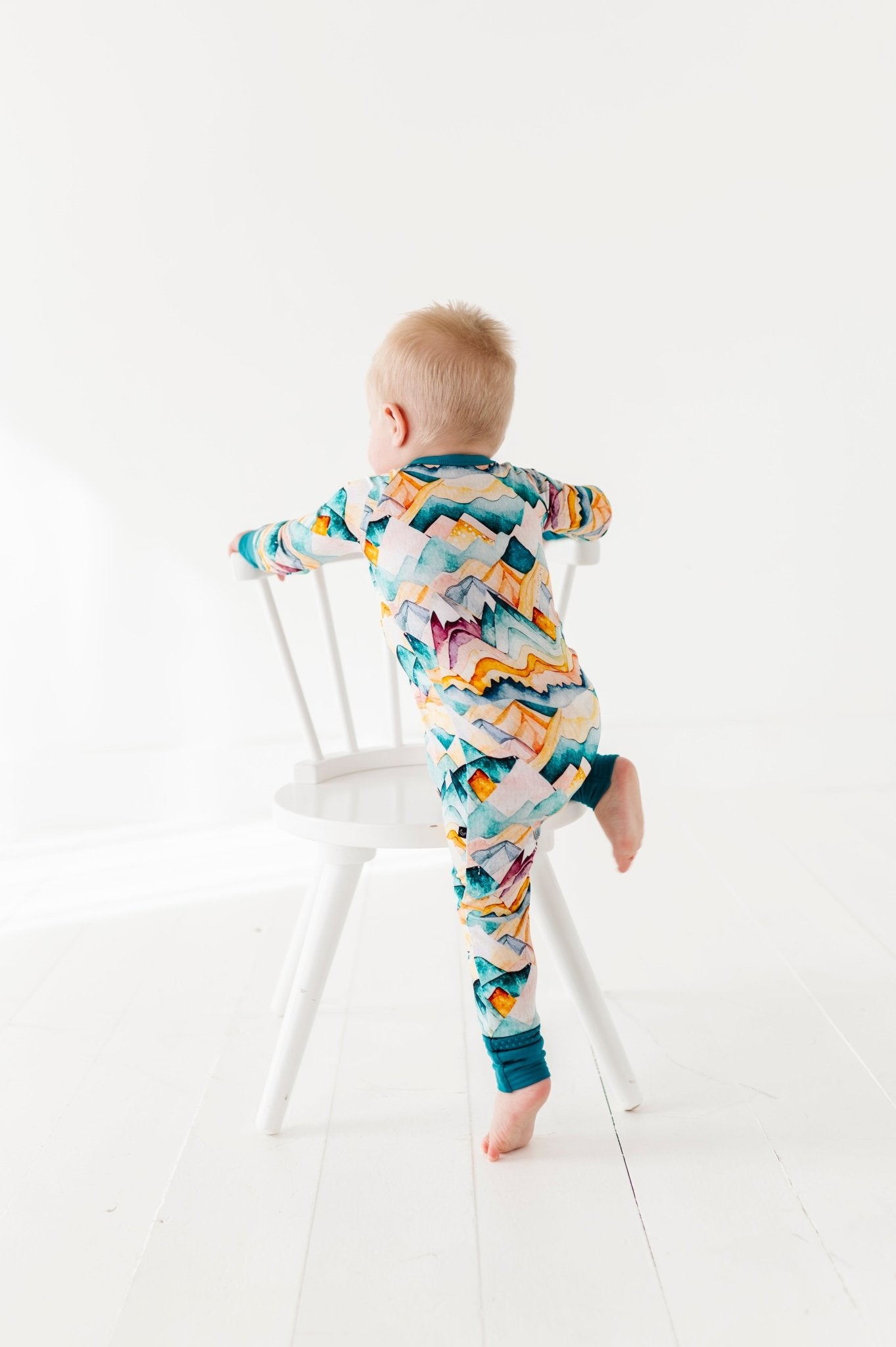 ZIP JAMMIES - SPRING MOUNTAINS - The Sleepy Sloth