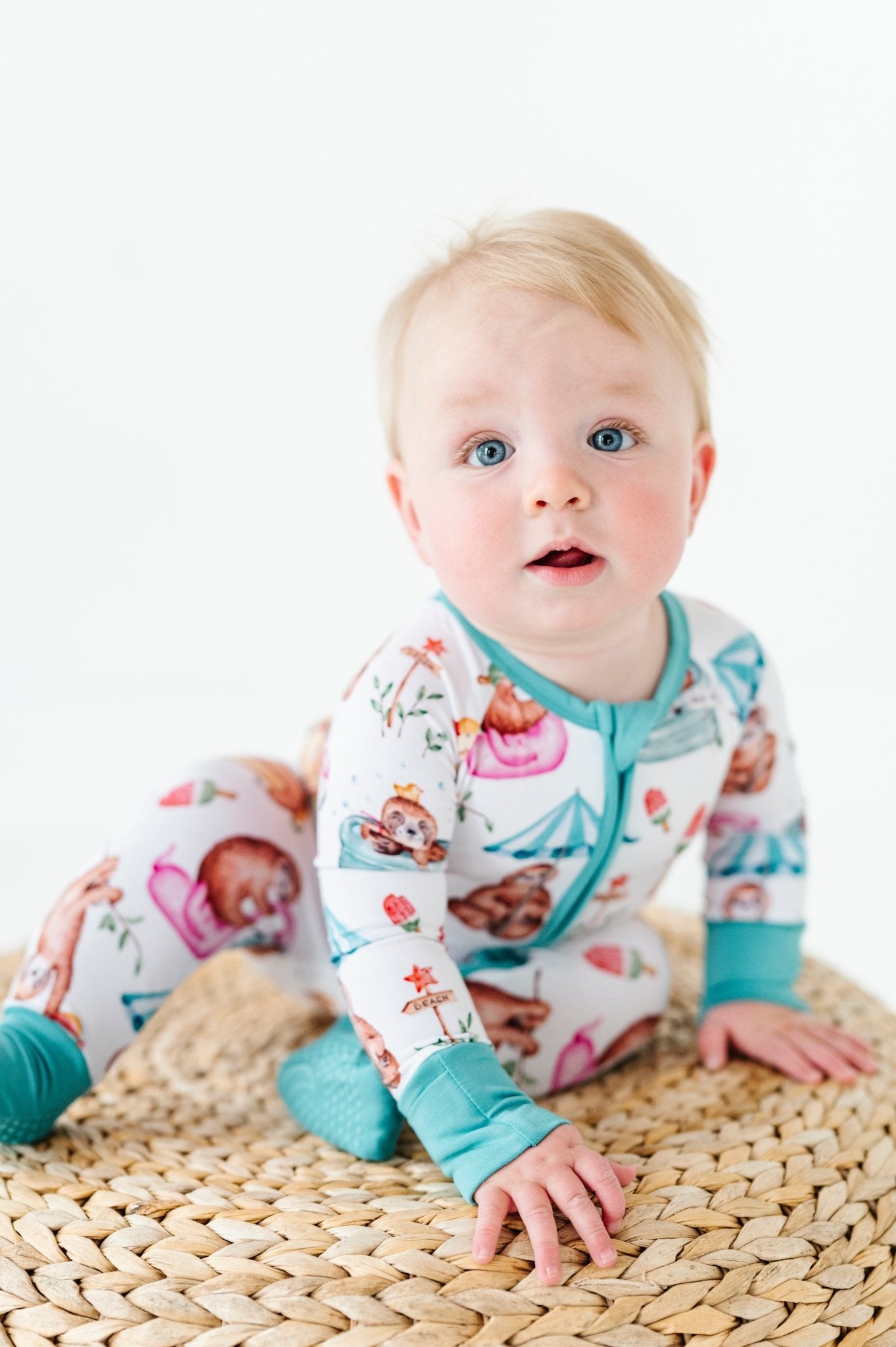 ZIP JAMMIES - SUMMER DAZE - The Sleepy Sloth