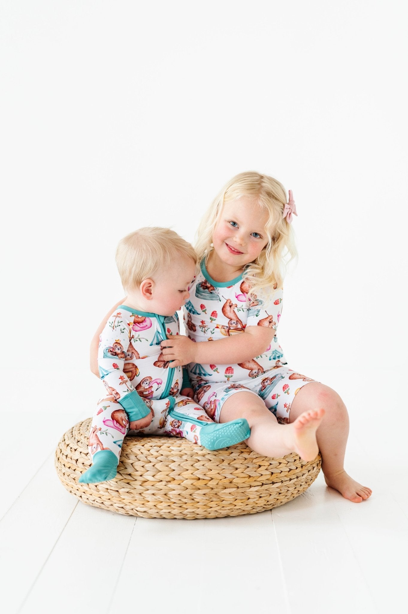 ZIP JAMMIES - SUMMER DAZE - The Sleepy Sloth