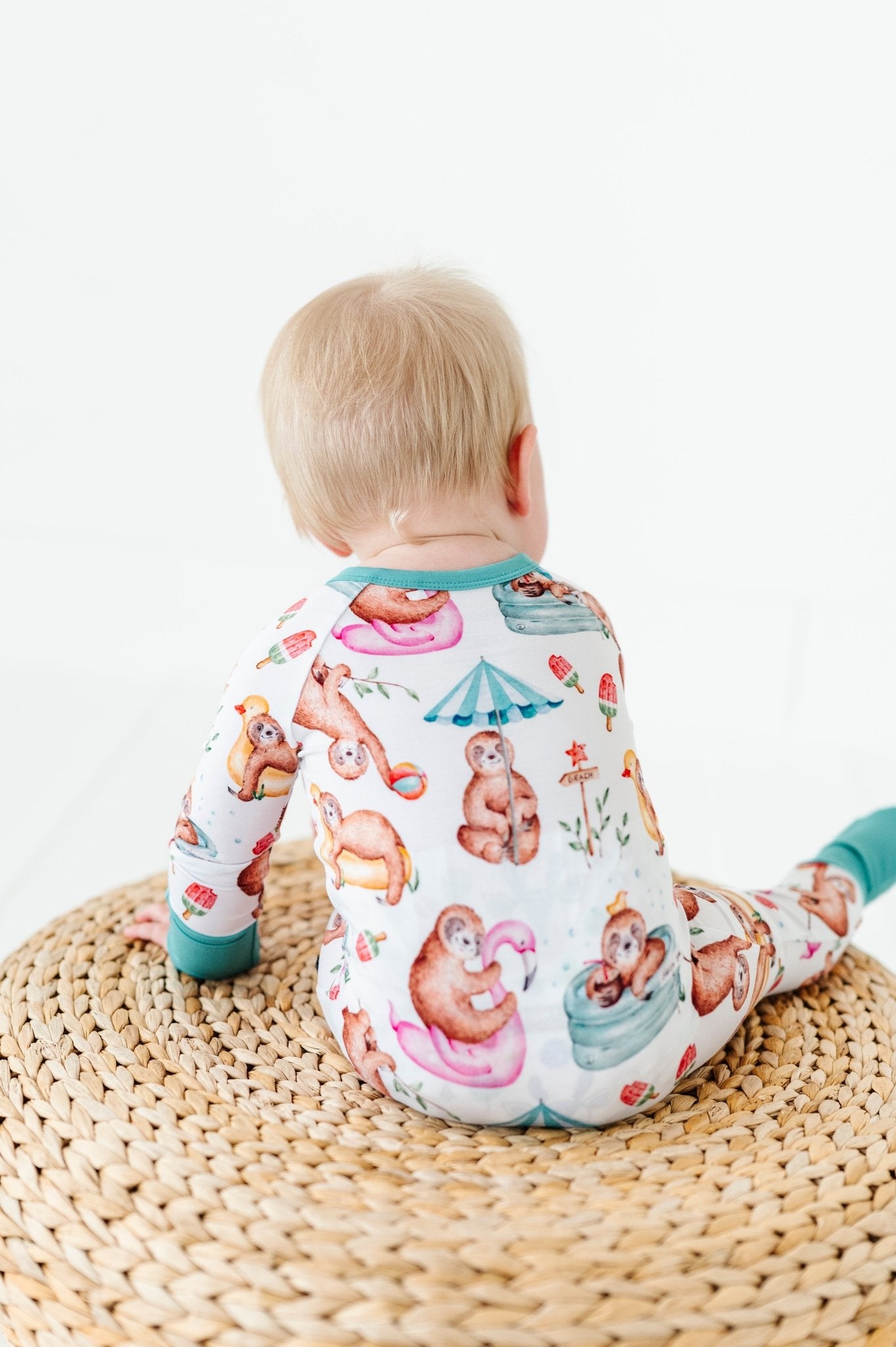 ZIP JAMMIES - SUMMER DAZE - The Sleepy Sloth