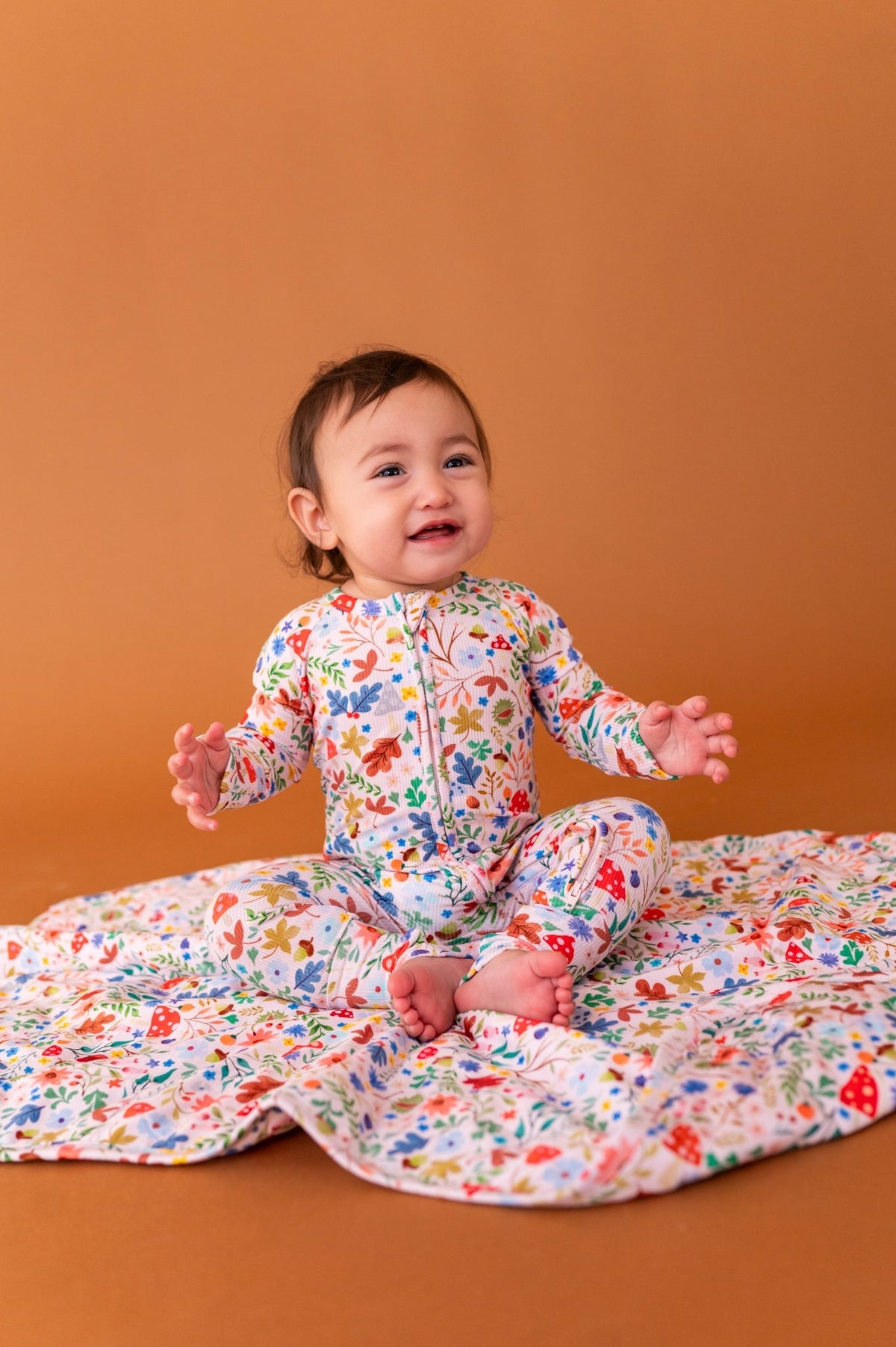 Zip Jammies - Toadstool Meadow - The Sleepy Sloth