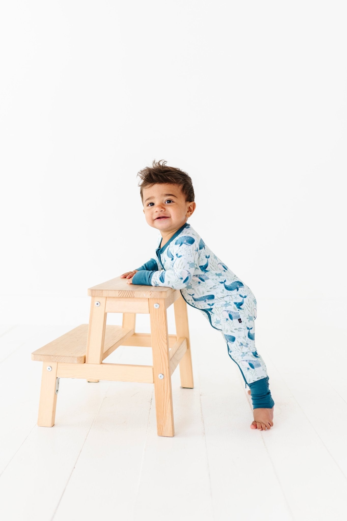 ZIP JAMMIES - WHALE, HELLO! - The Sleepy Sloth