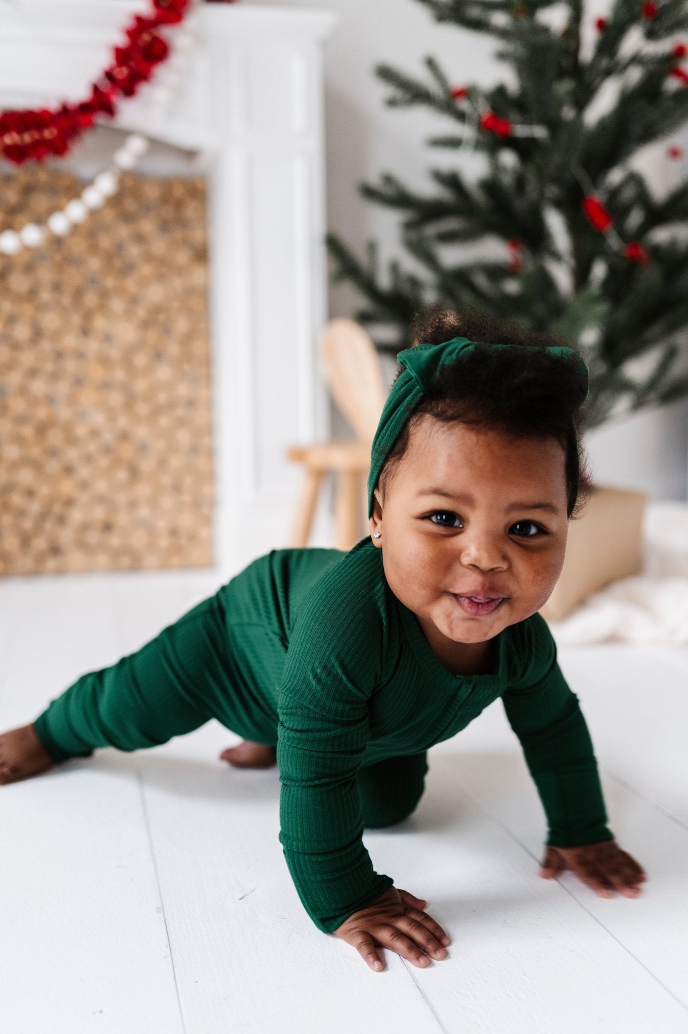 ZIP JAMMIES - WINTER PINE - The Sleepy Sloth