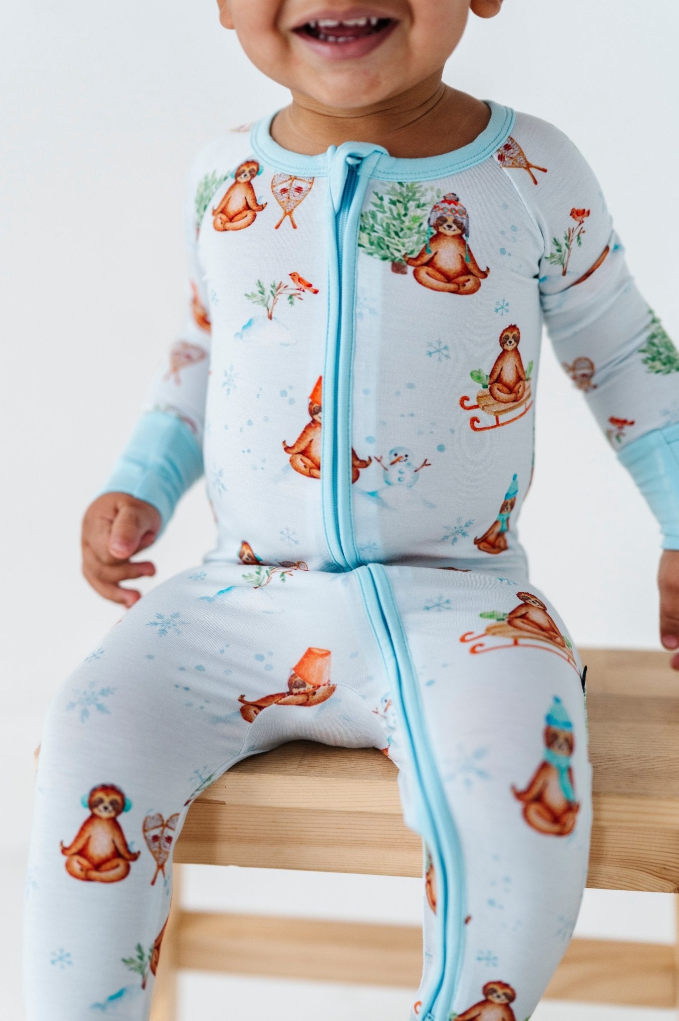 ZIP JAMMIES - WINTER ZEN - The Sleepy Sloth