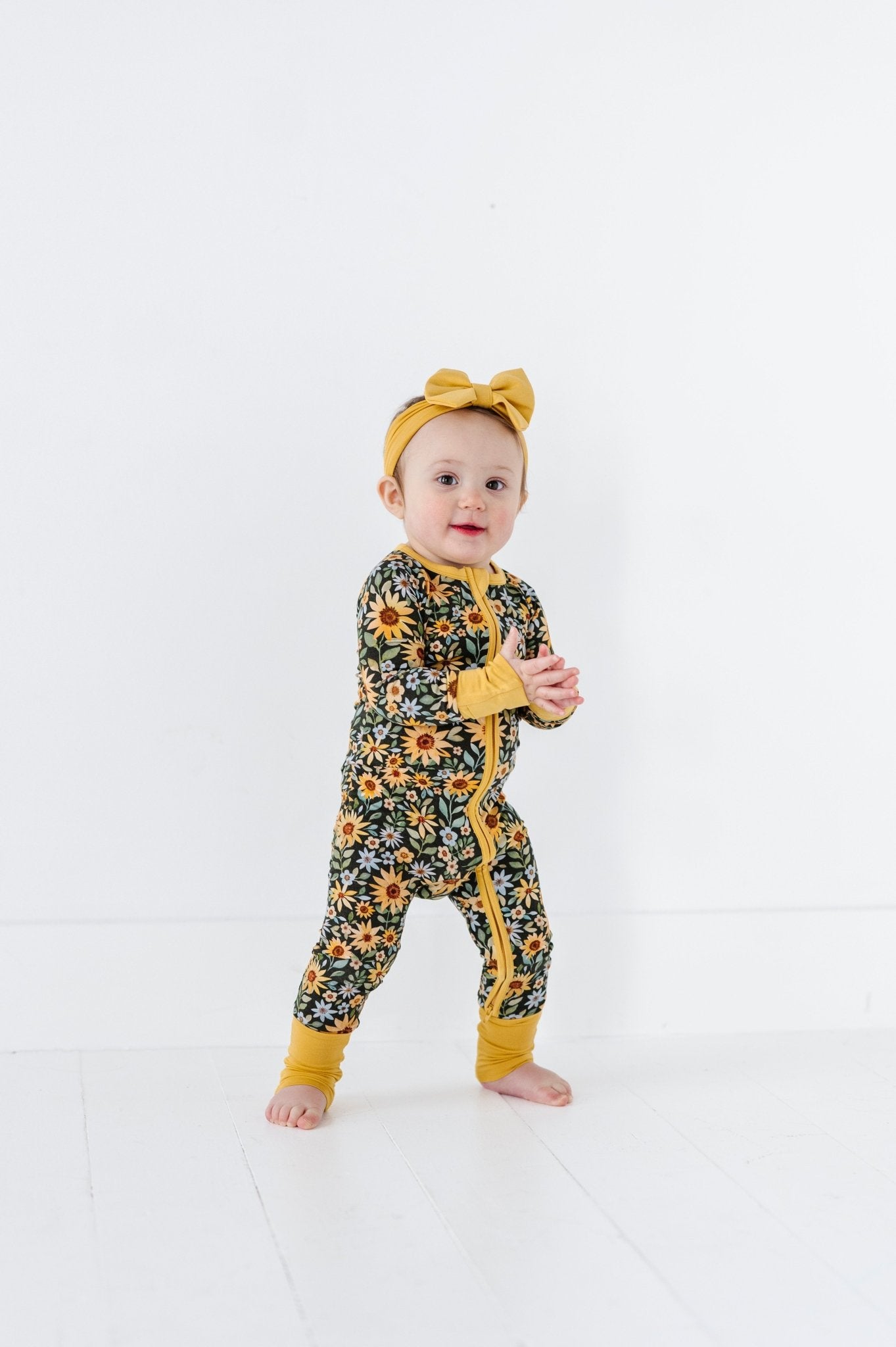 ZIP JAMMIES - YOU ARE MY SUNFLOWER - The Sleepy Sloth